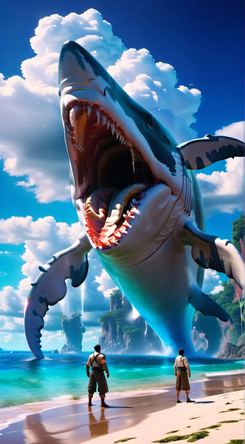 ai character: tiburón (parte 3) background