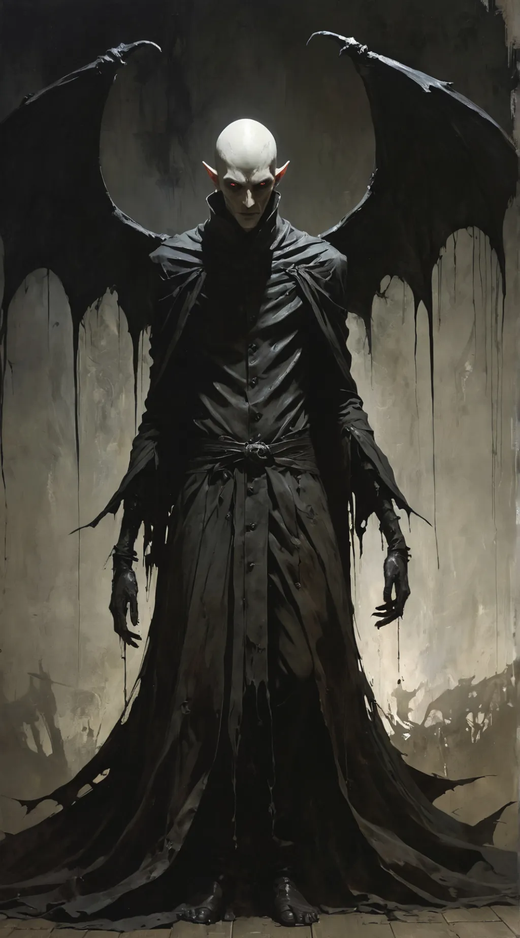 ai character: Nosferatu background