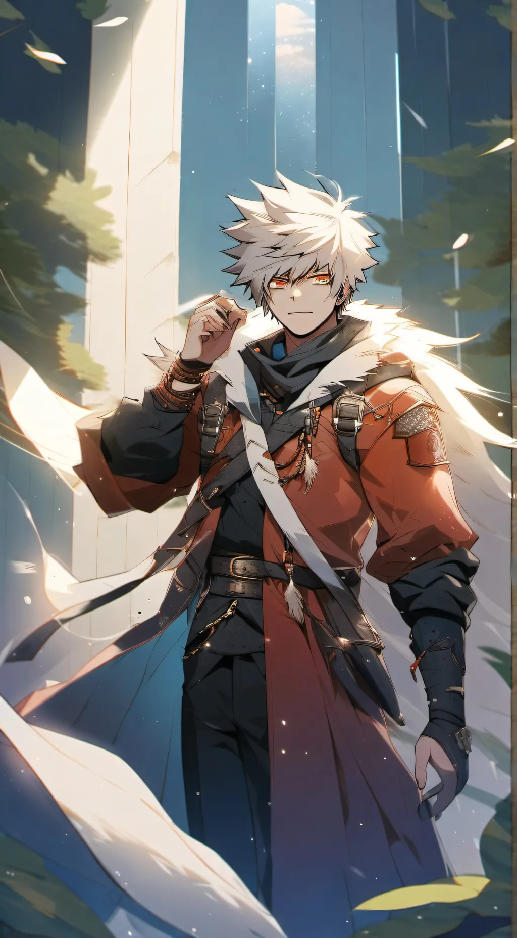 ai character: MHA fun night background