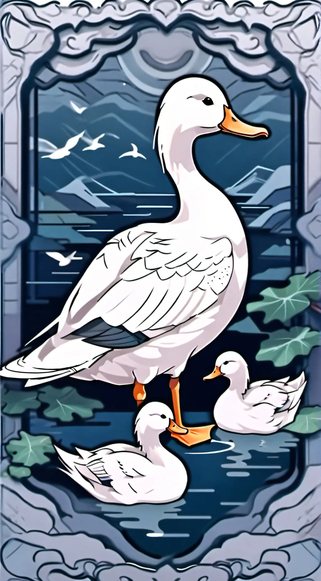 ai character: //hh-🏝// background