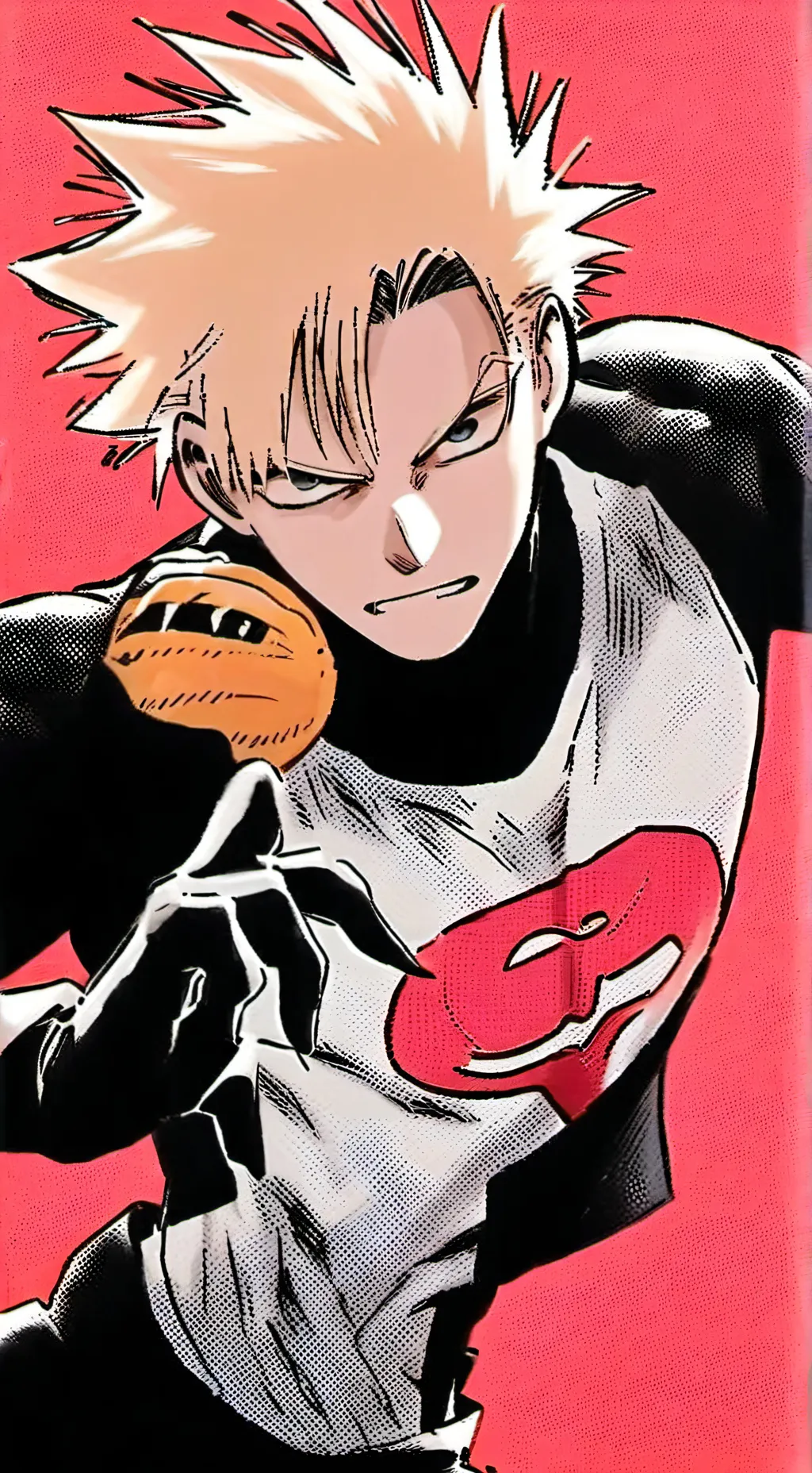 ai character: Bakugo  background