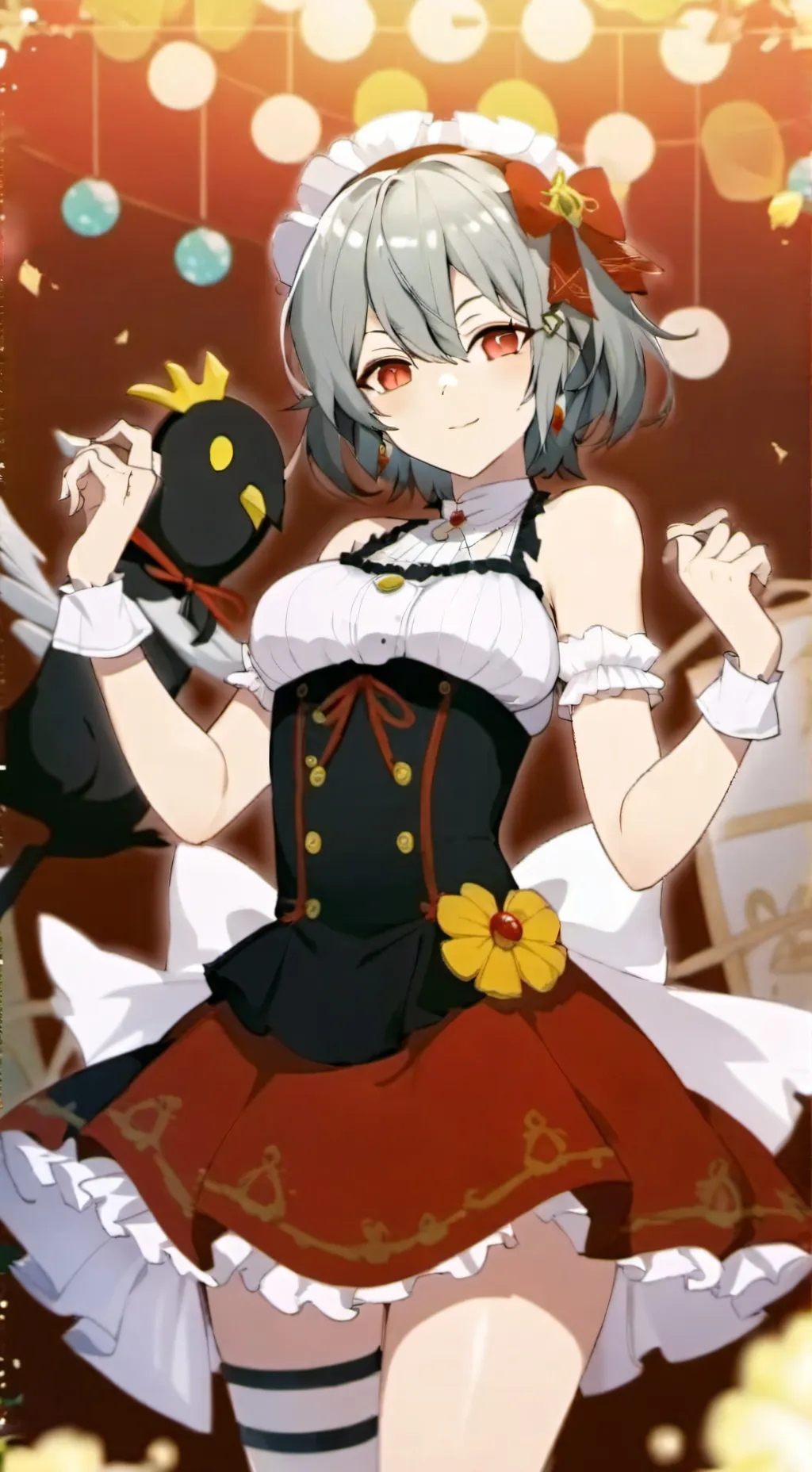 ai character: Mónica  background