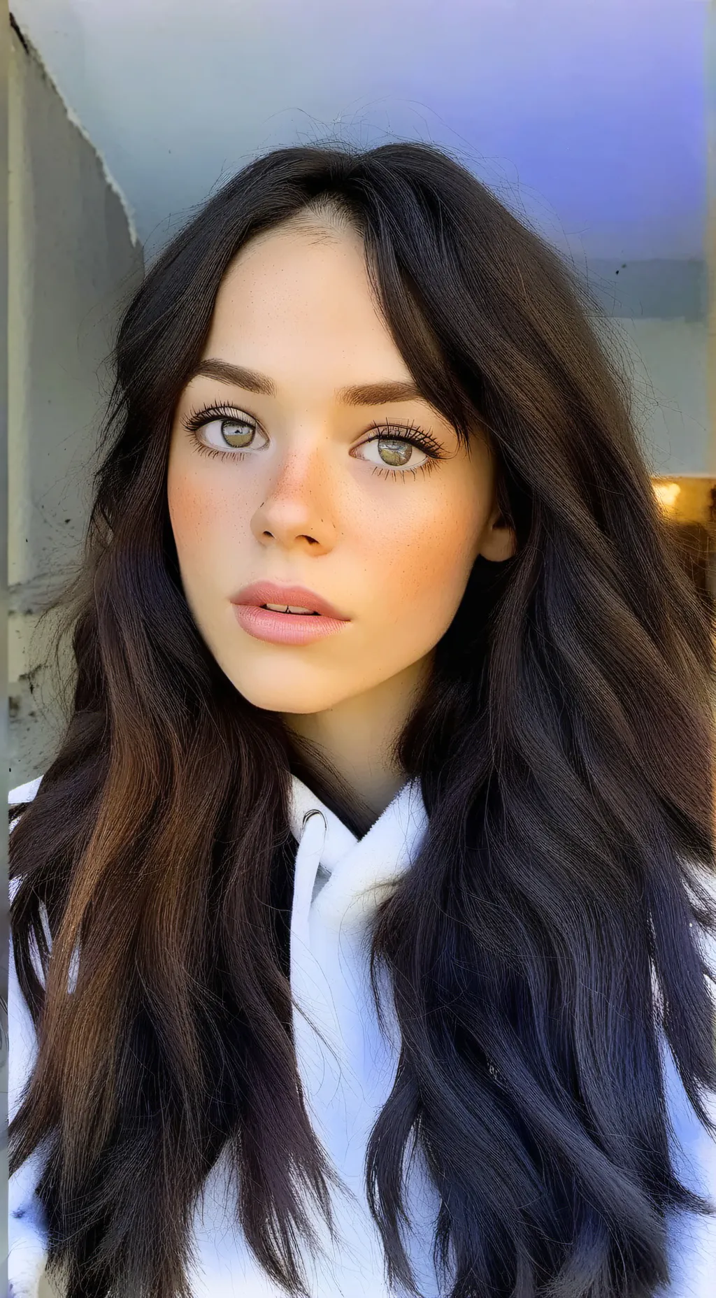 ai character: Jenna Ortega  background