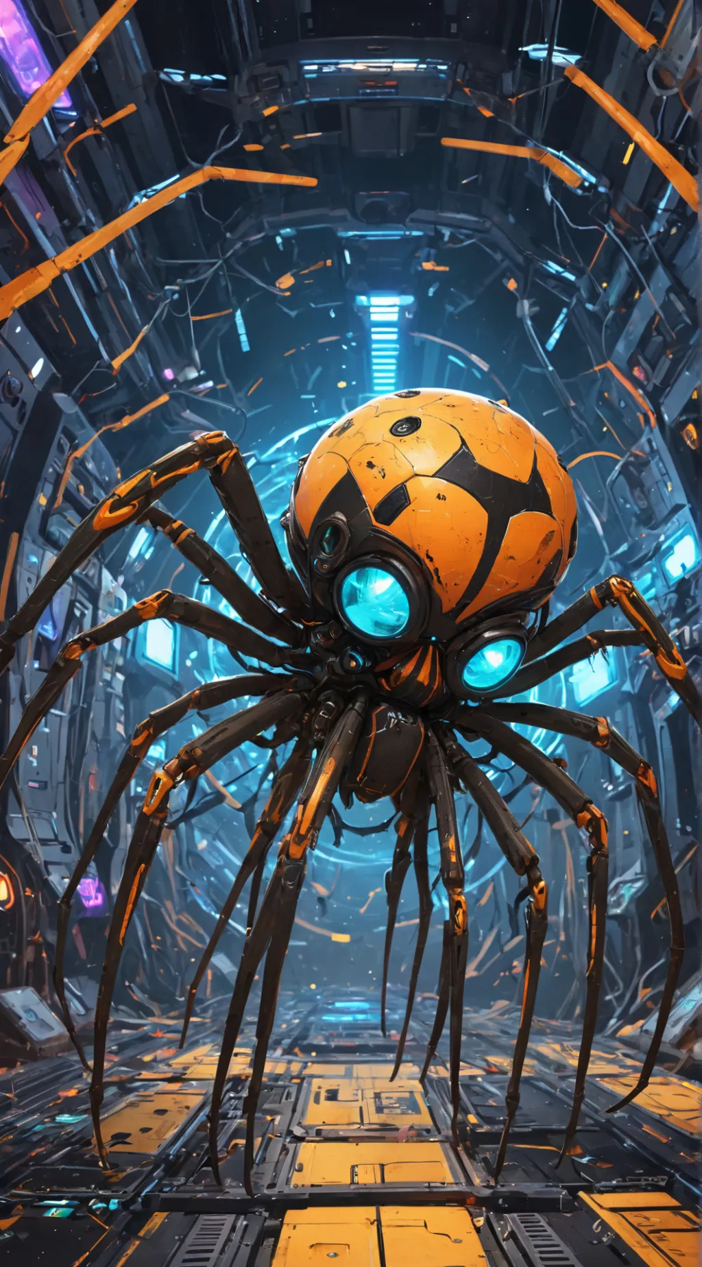 ai character: Scatterbrained Antspider Companion background