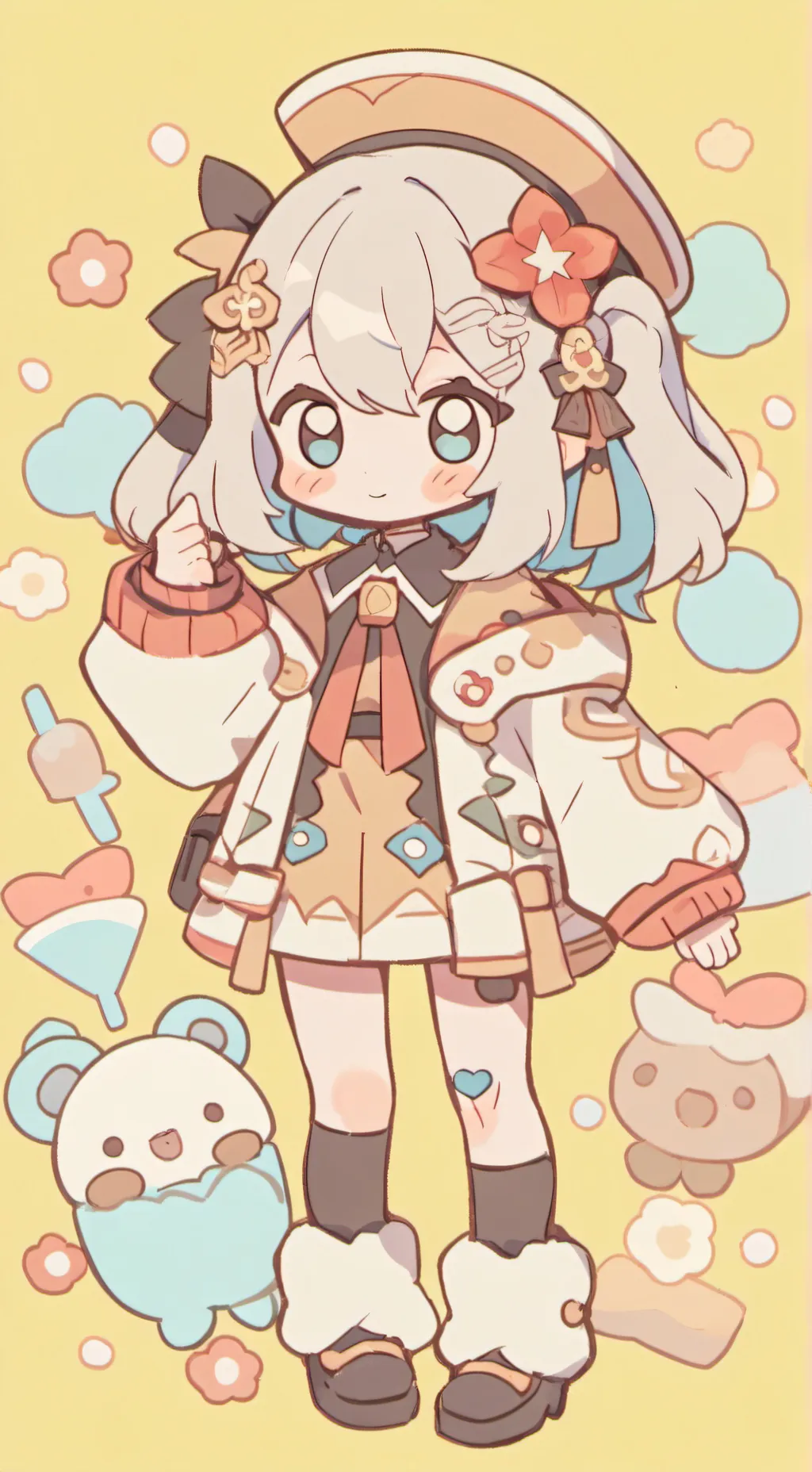 ai character: tu hermana menor background