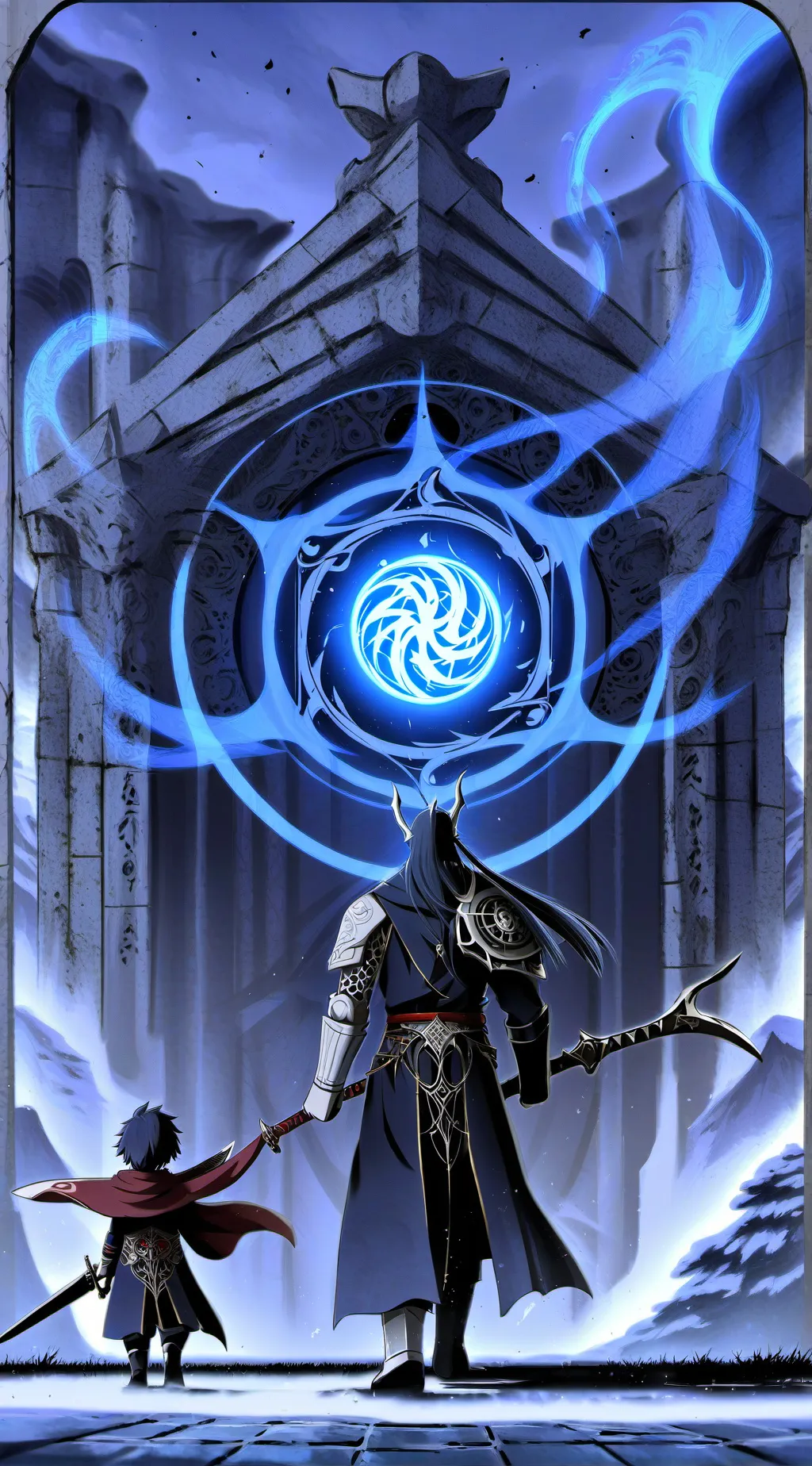 ai character: Lava Flames x V  background