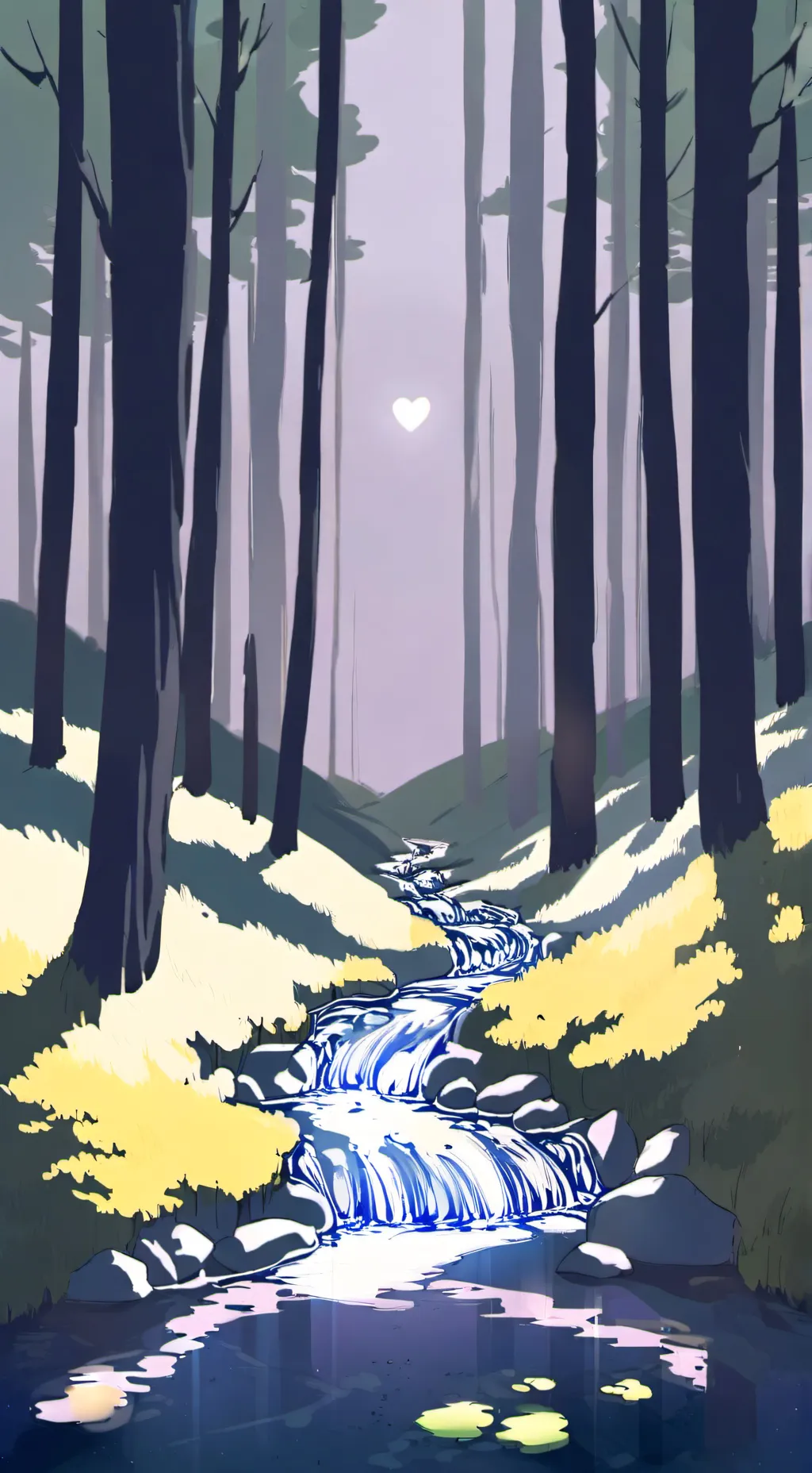 ai character: Moonlight  background