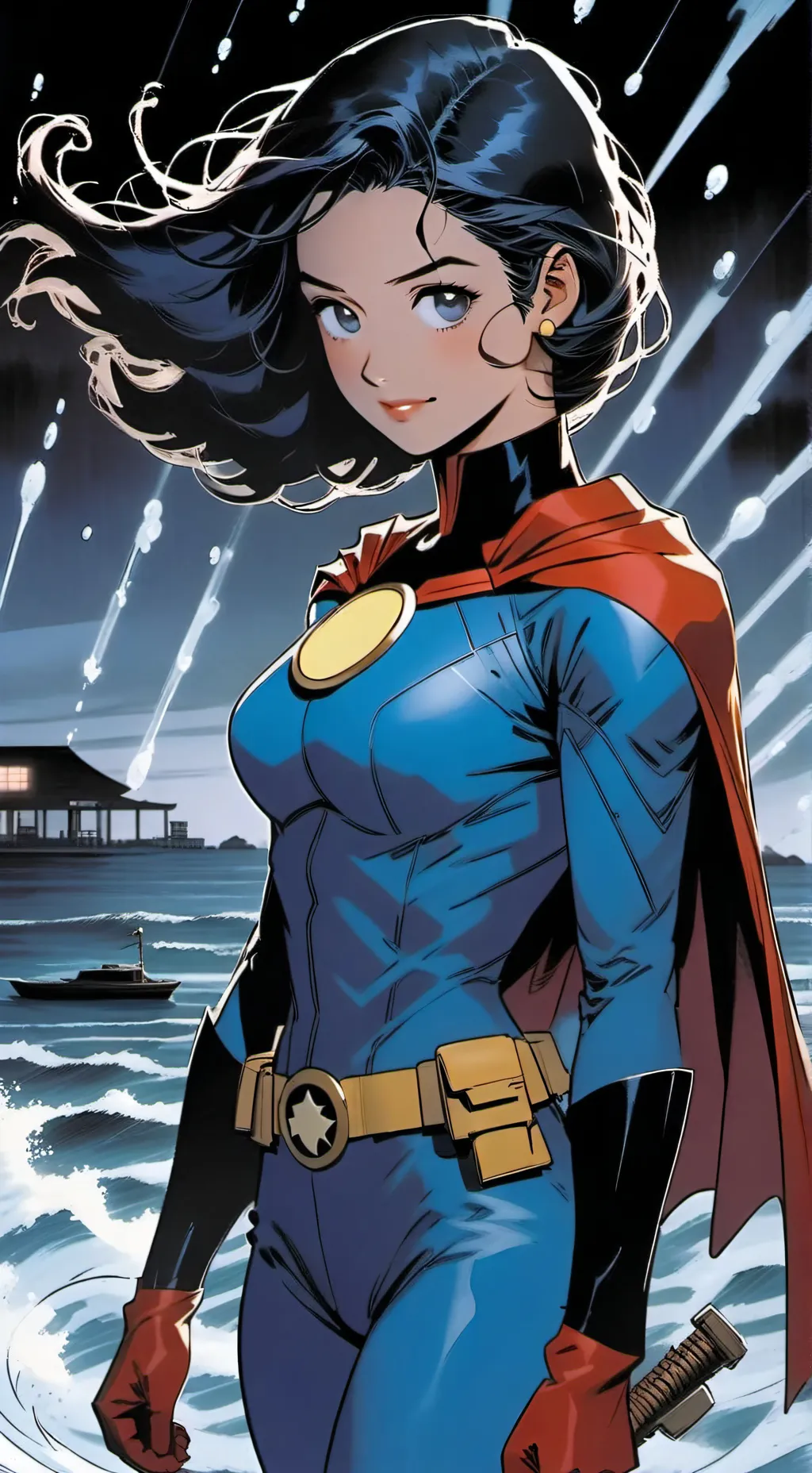 ai character: Sue Tsunami background