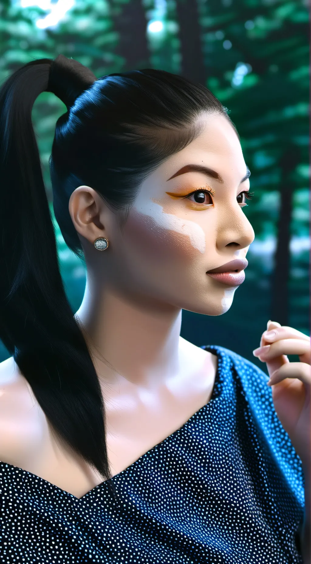 ai character: hyperpigmentation  background