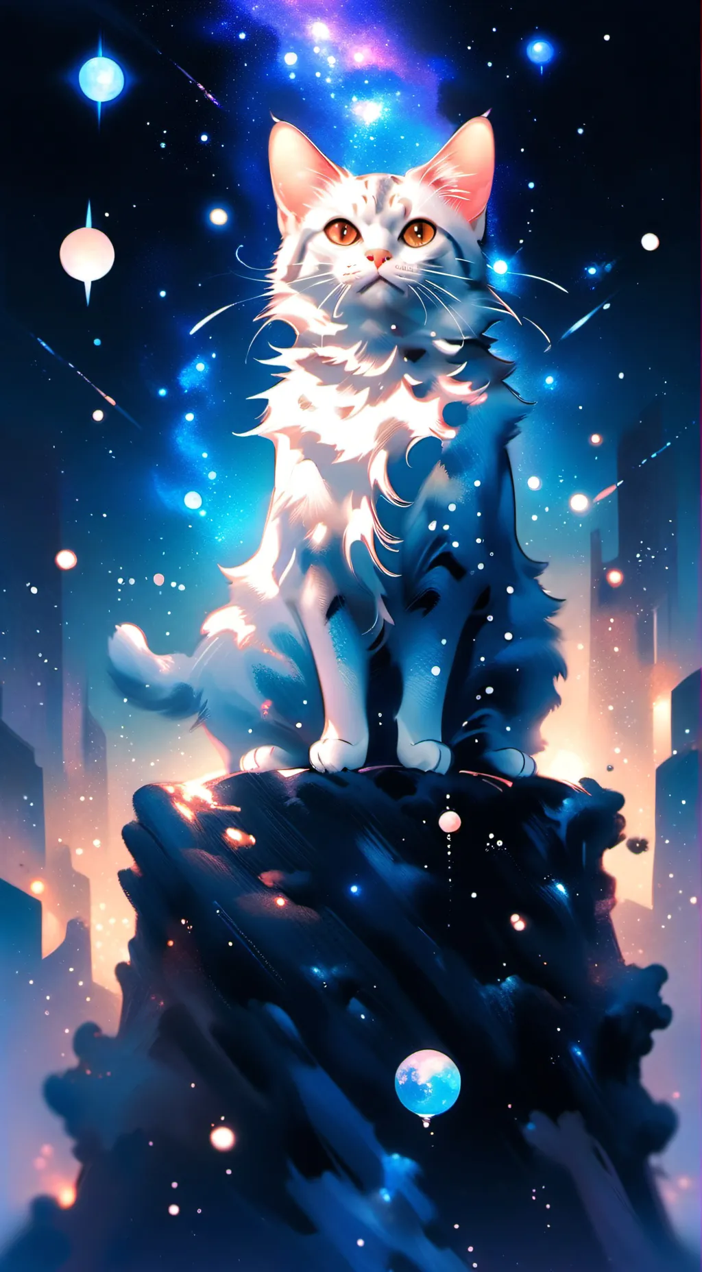 ai character: uia cat background