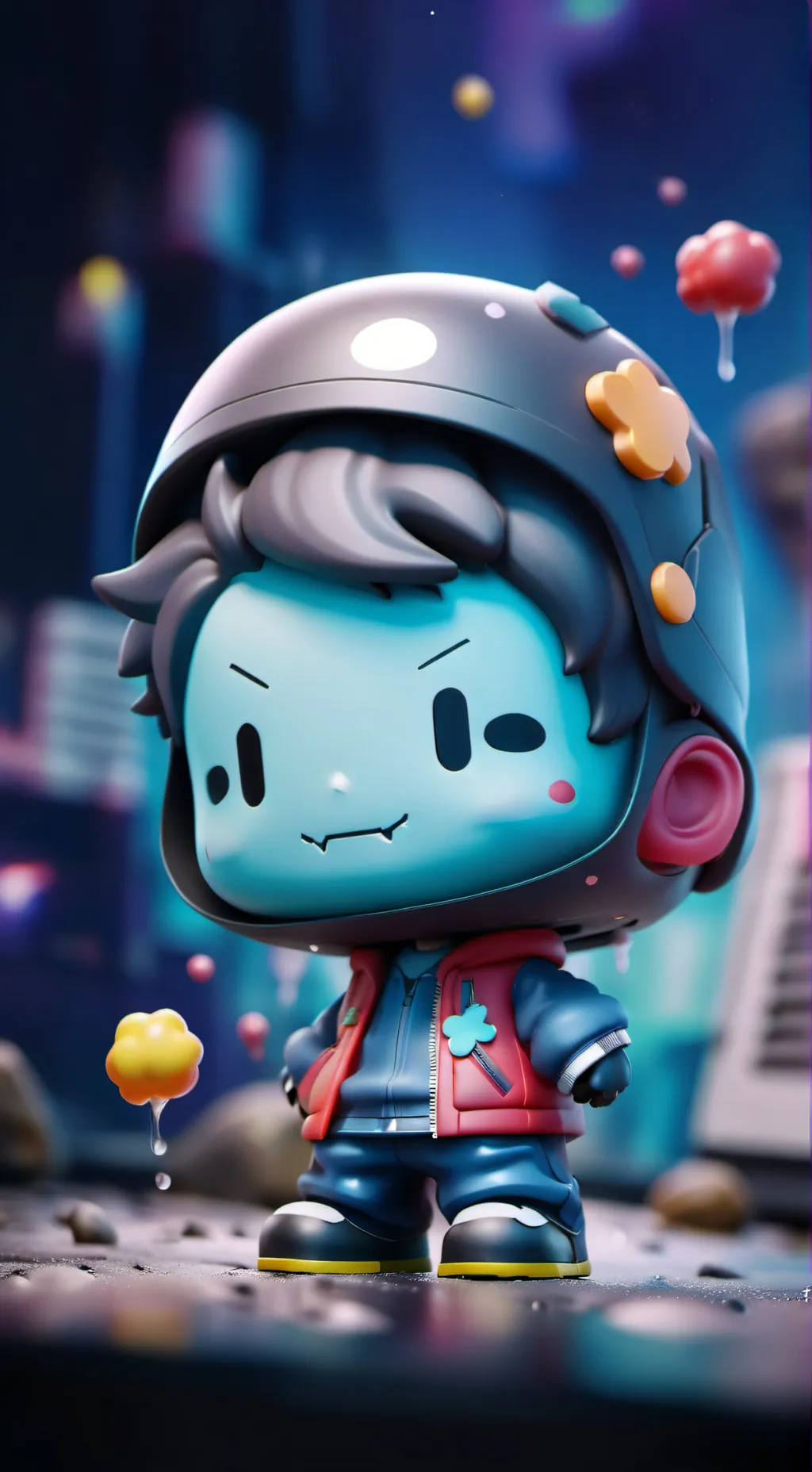 ai character: Dw With My oc! background