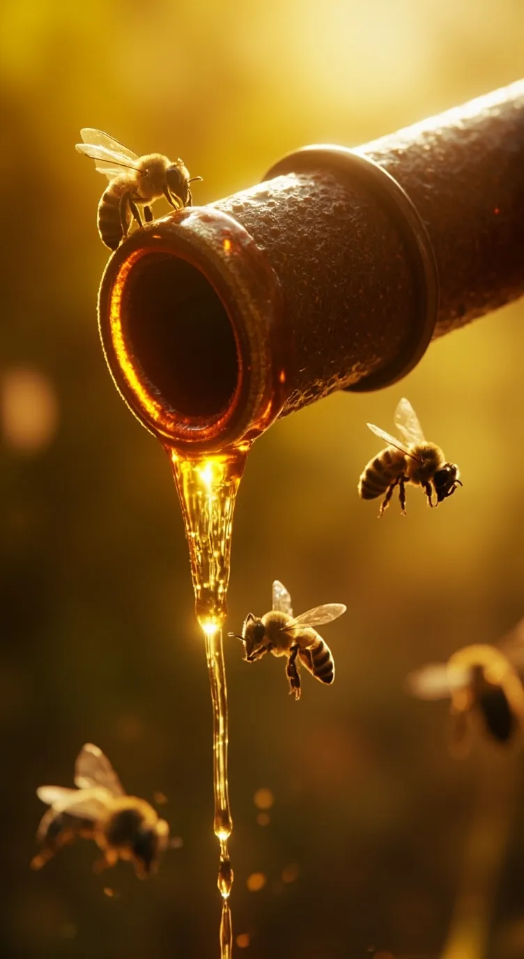 ai character: honey pipe background