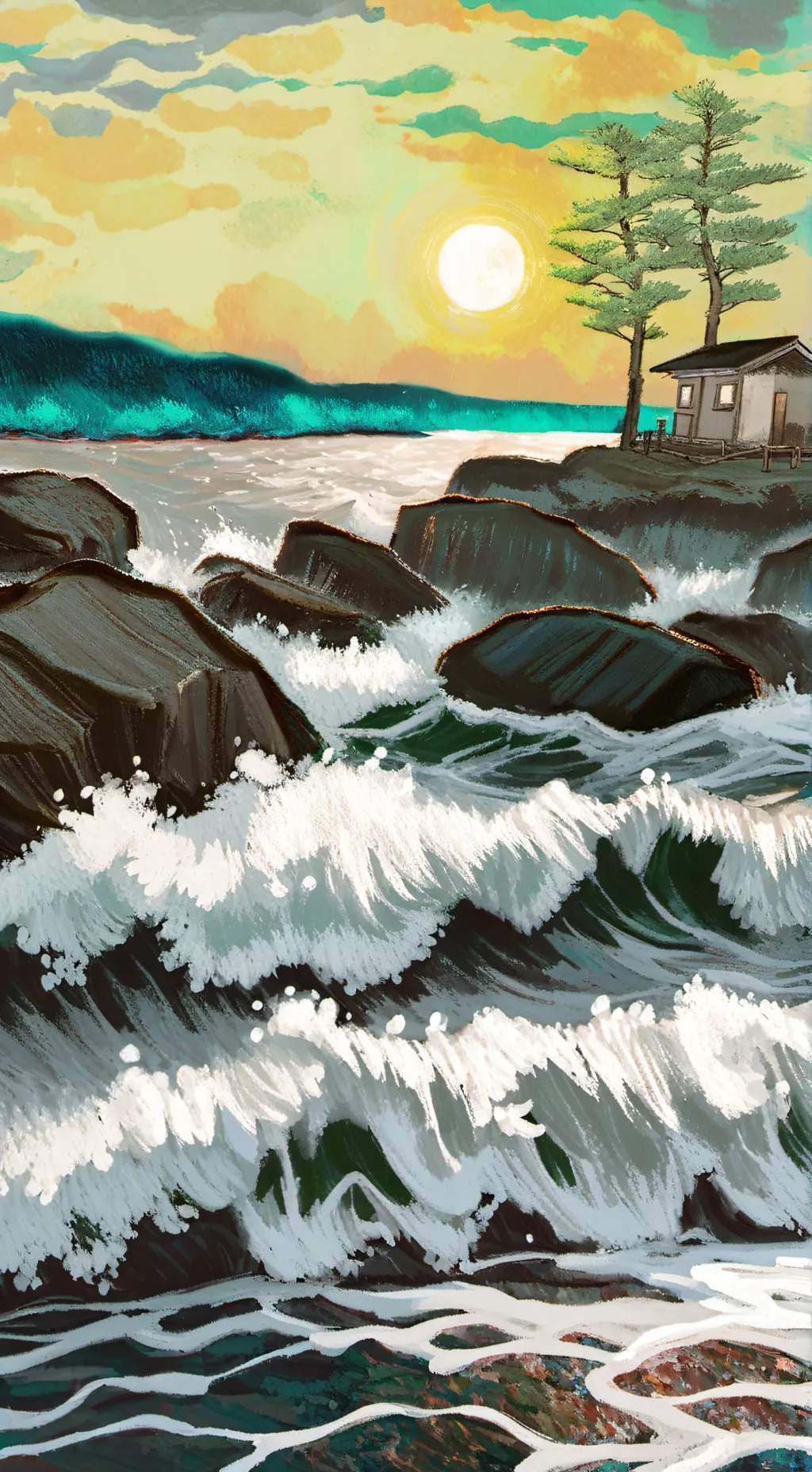 ai character: BIGBANG  background