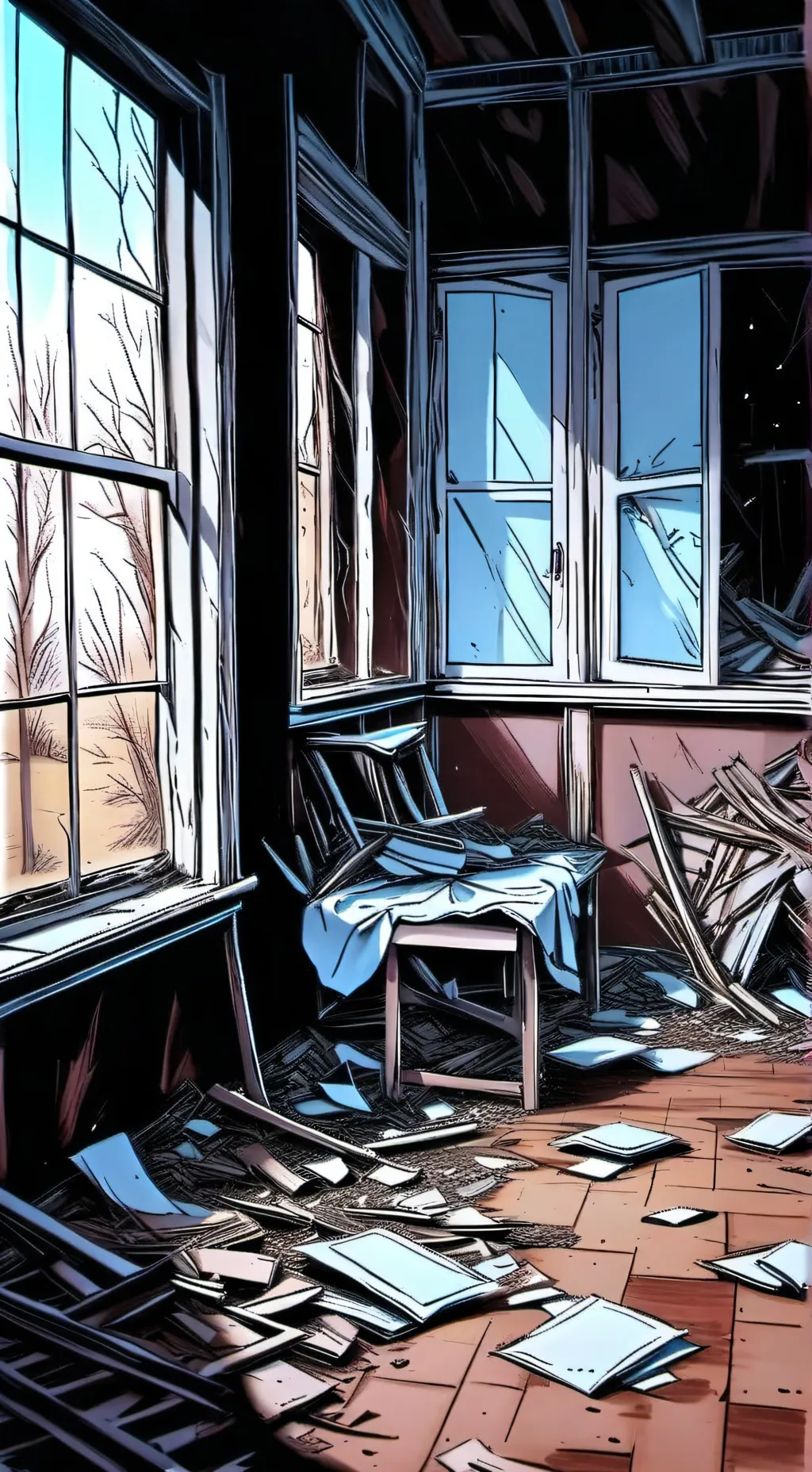 ai character: Fpe(All alone) background