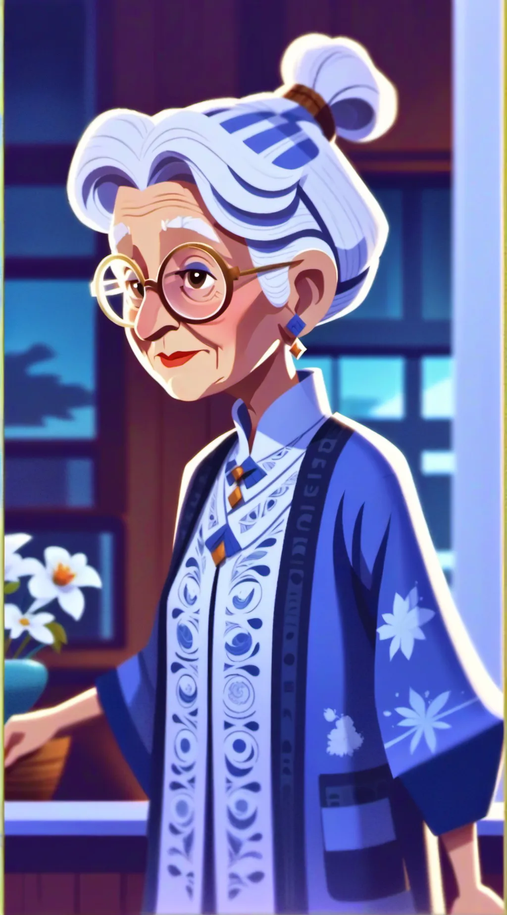 ai character: Gladys  background