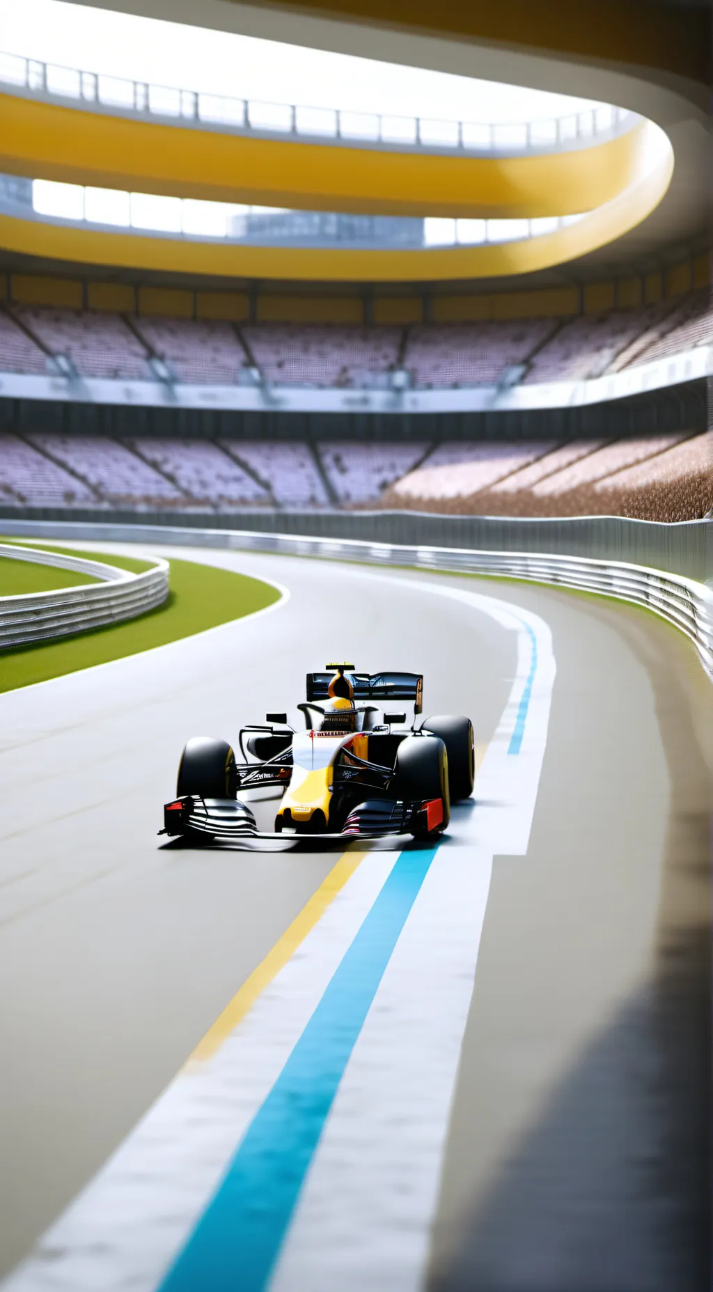 ai character: fpe racetrack background