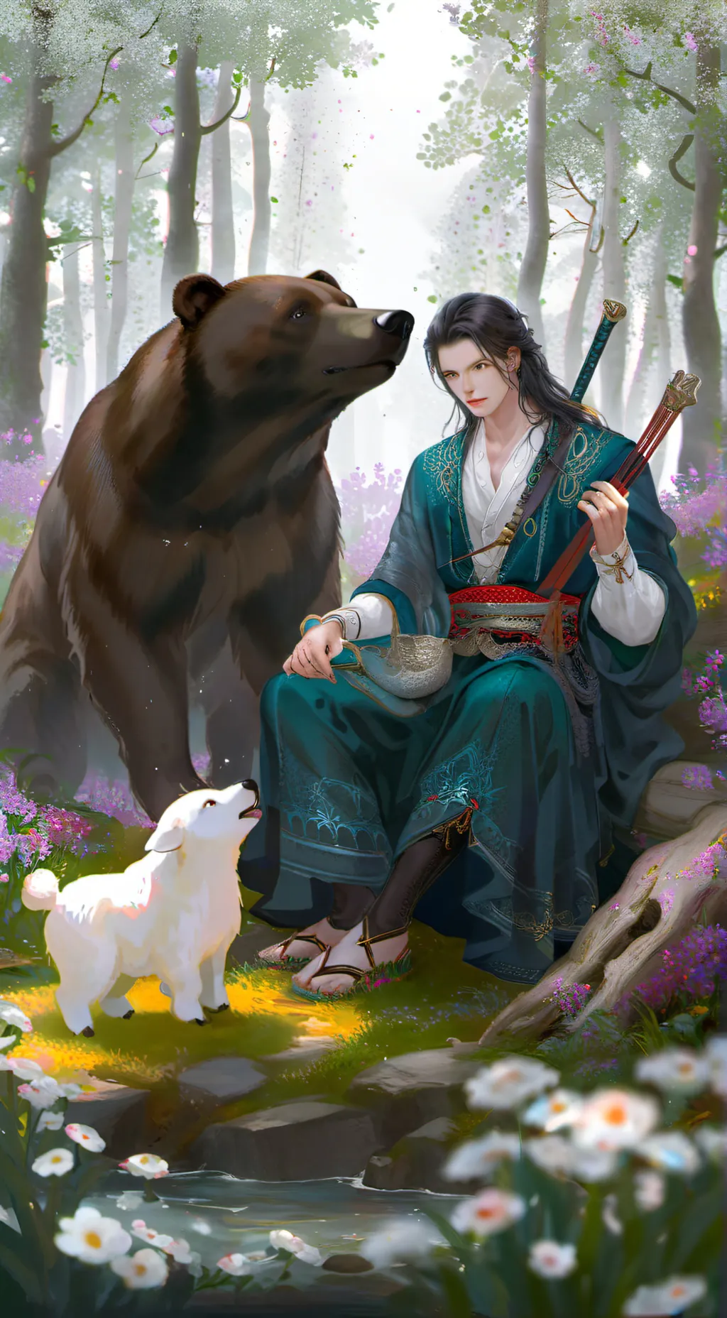 ai character: baba chops vs boby background