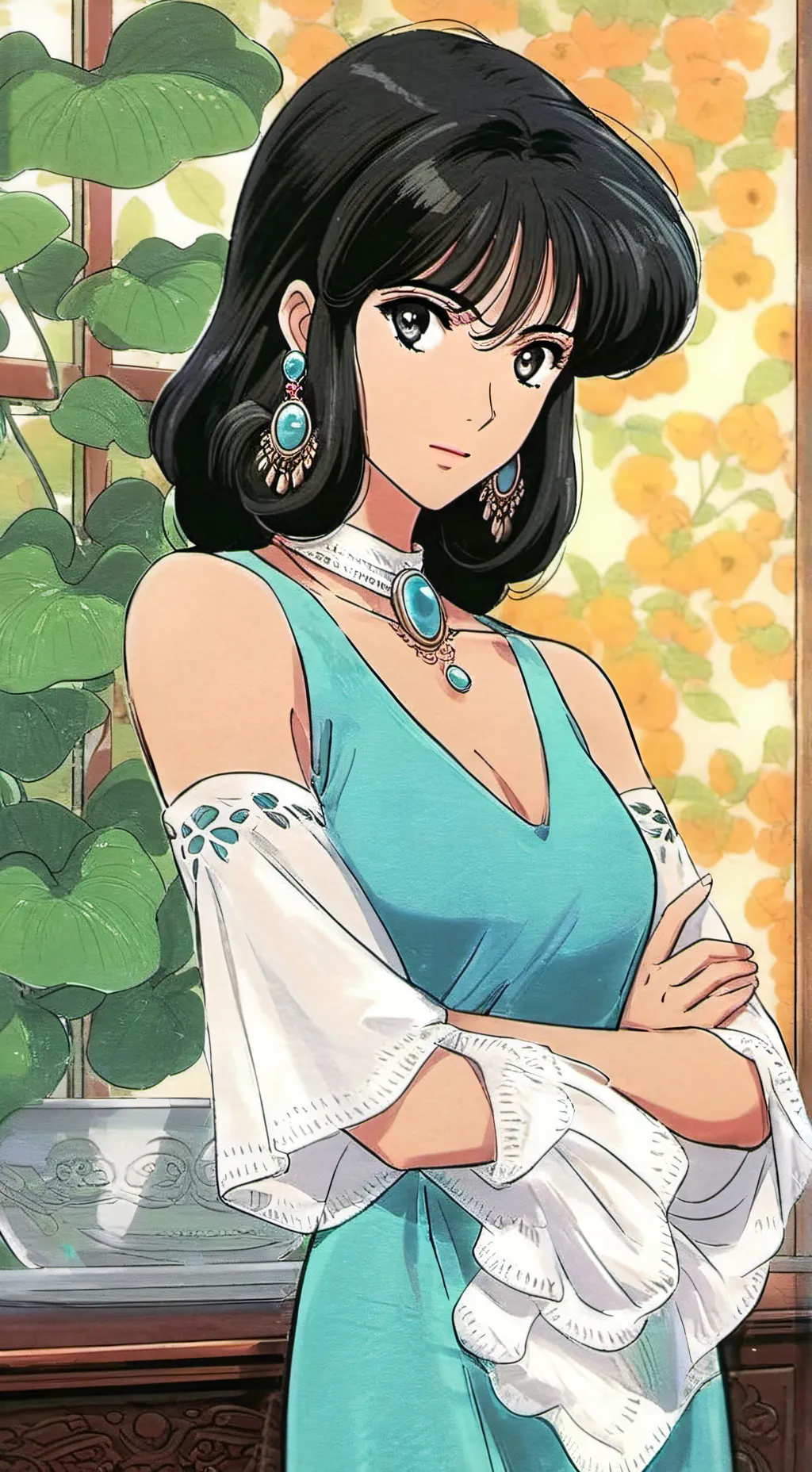 ai character: Me goob and scraps background