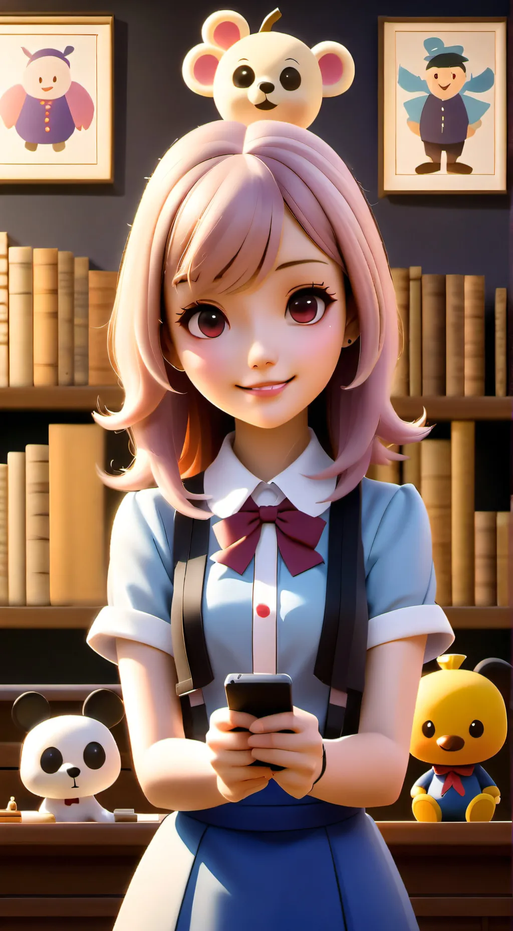 ai character: Chiaki Nanami background
