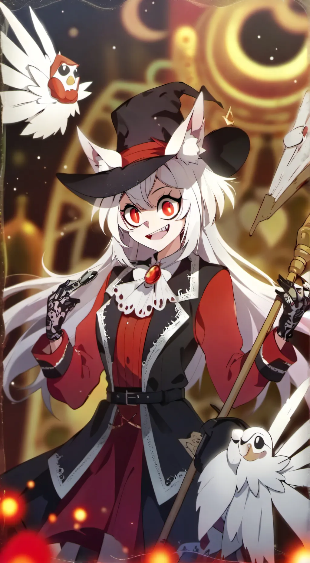 ai character: hazbin hôtel en fr background