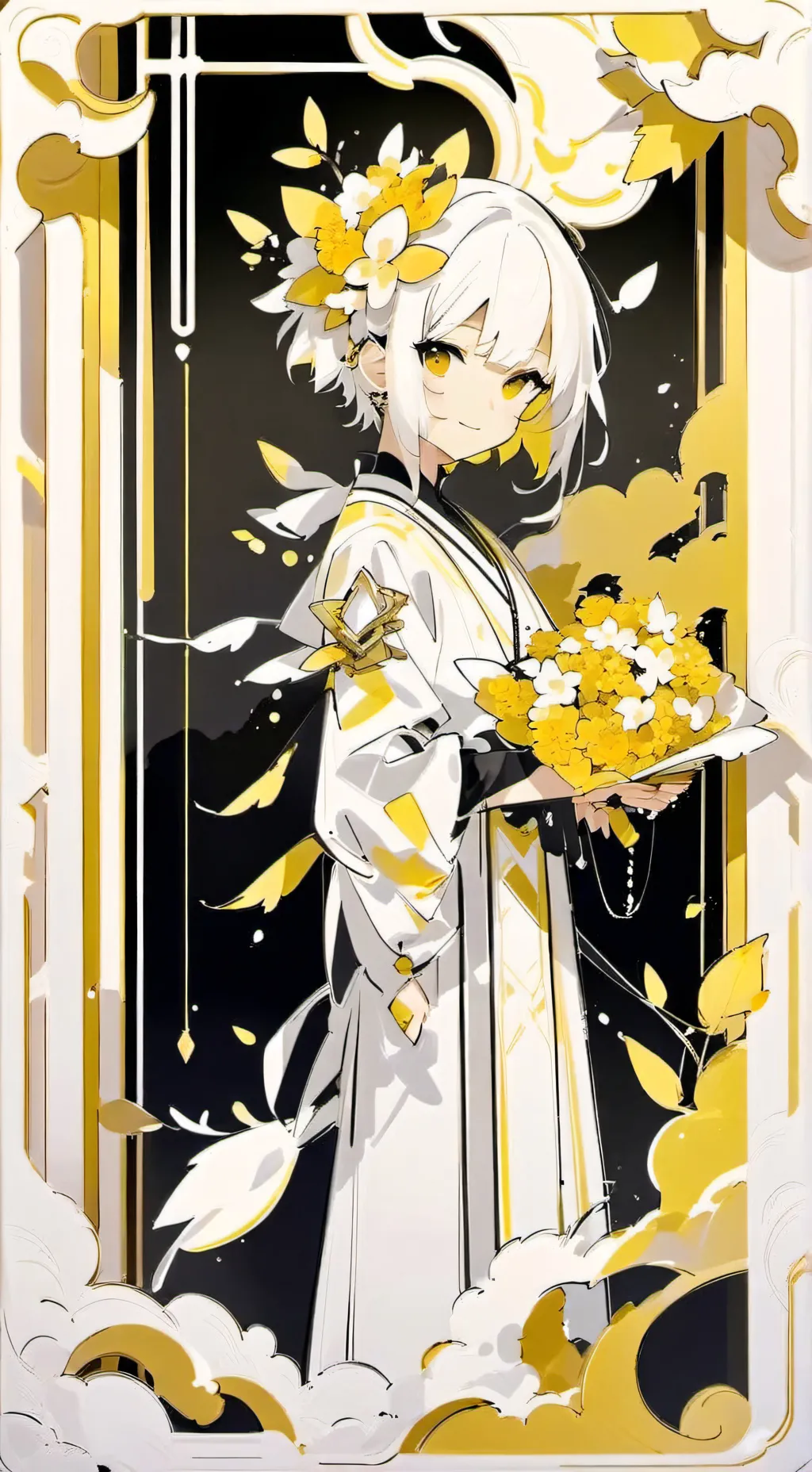 ai character: Sanelia & callopoe background