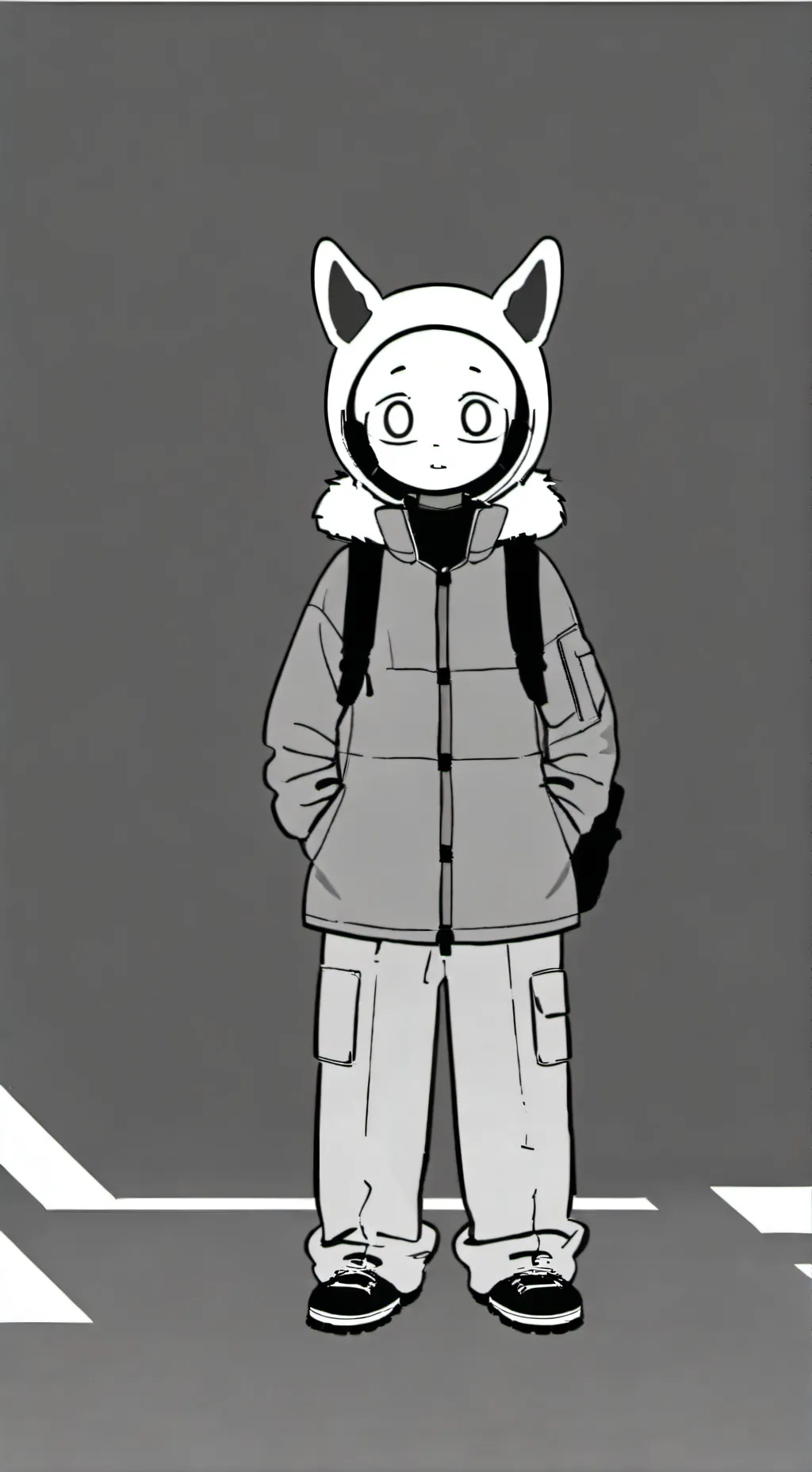 ai character: gray&wend kidnaped background