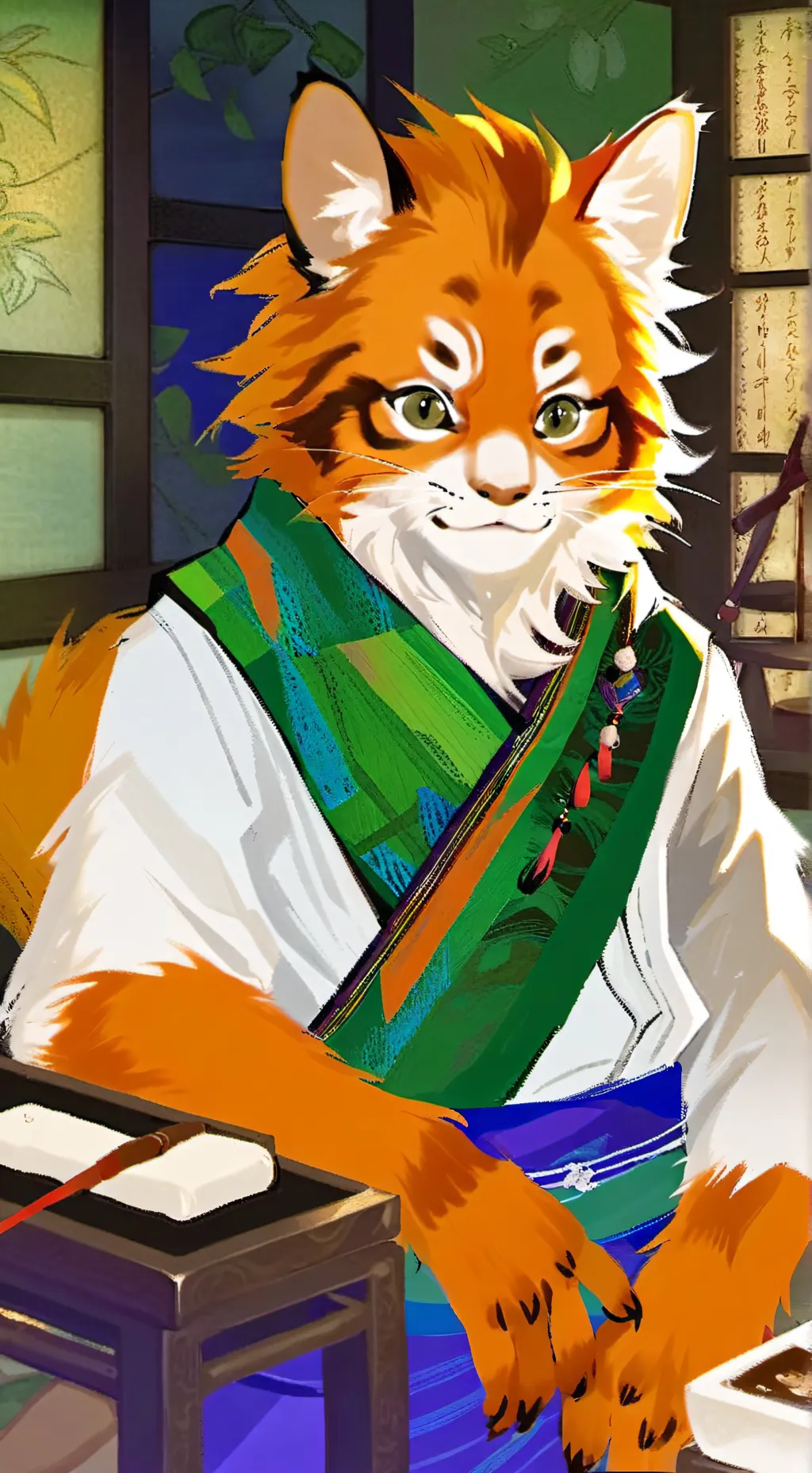 ai character: Grooming Spirit background