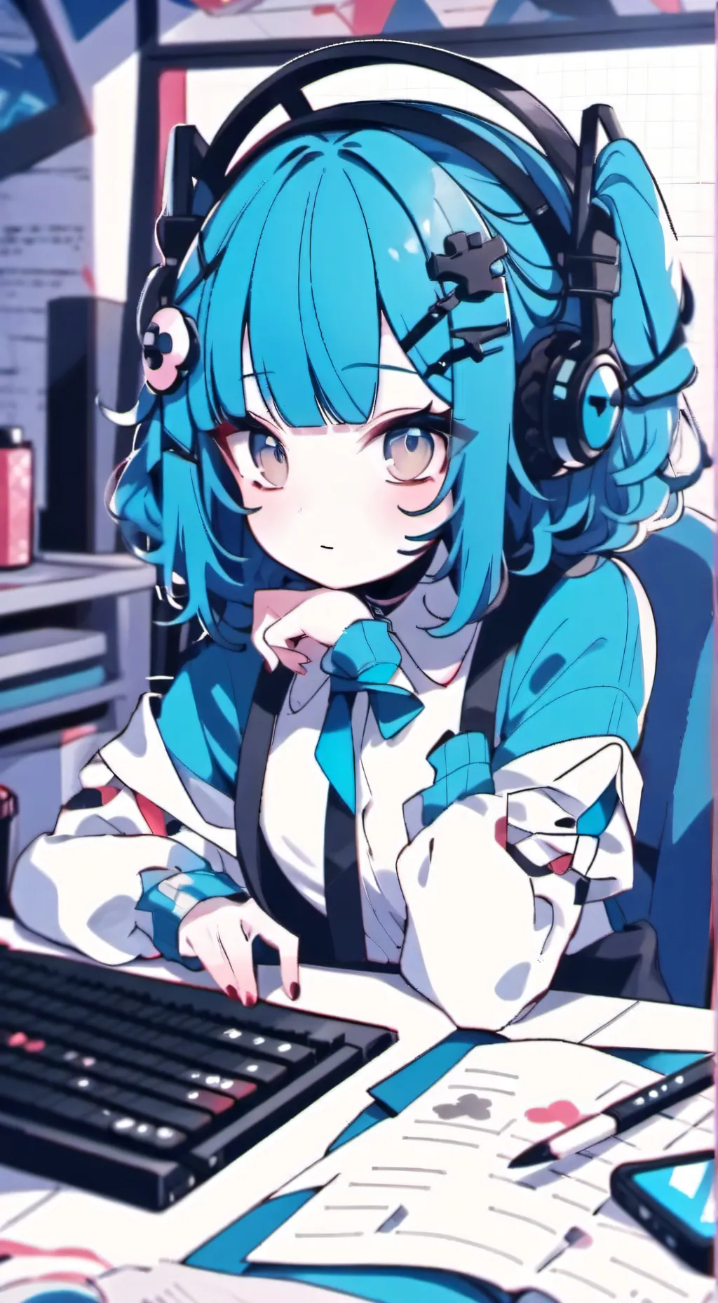 ai character: gamer background