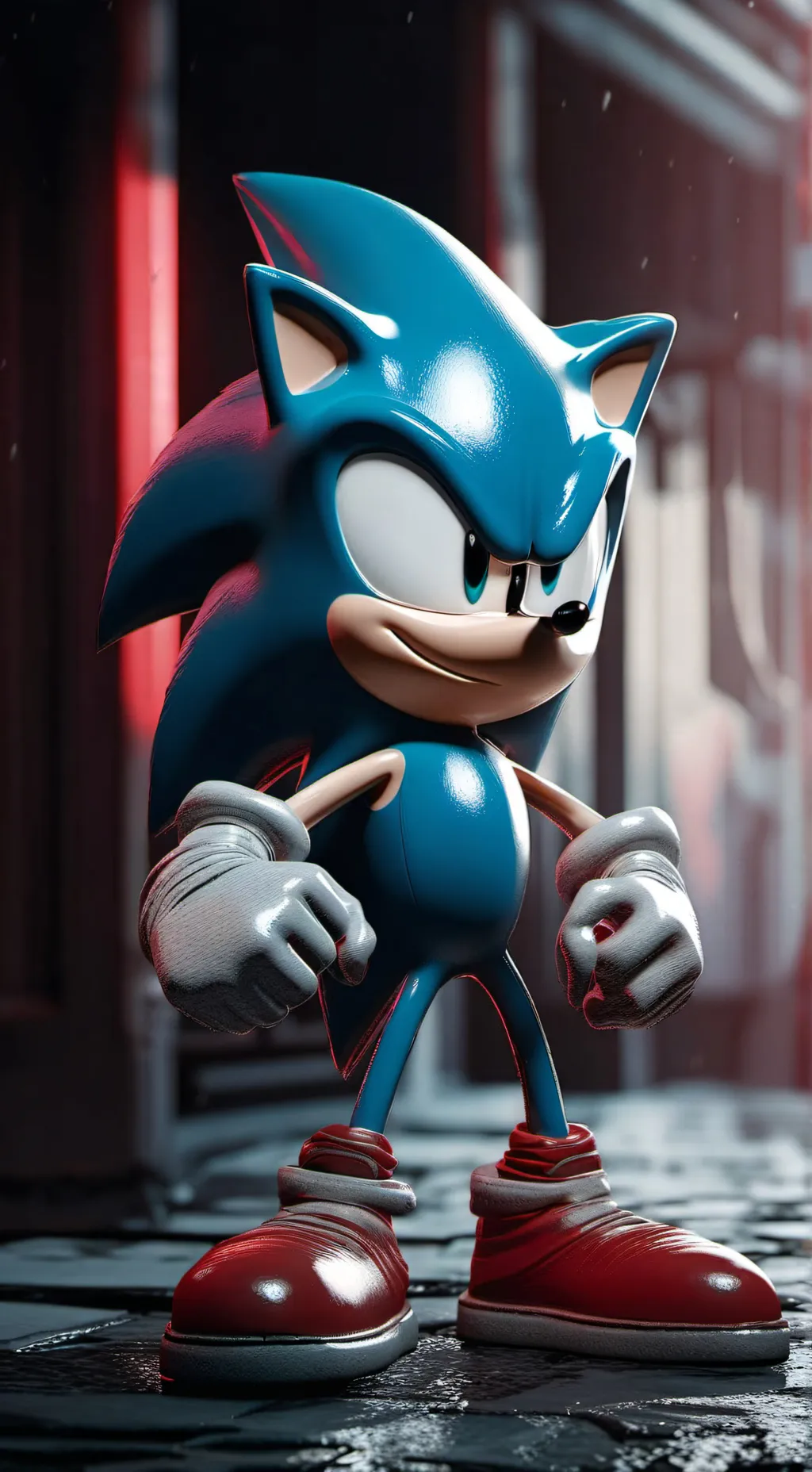 ai character: sonic and friends  background