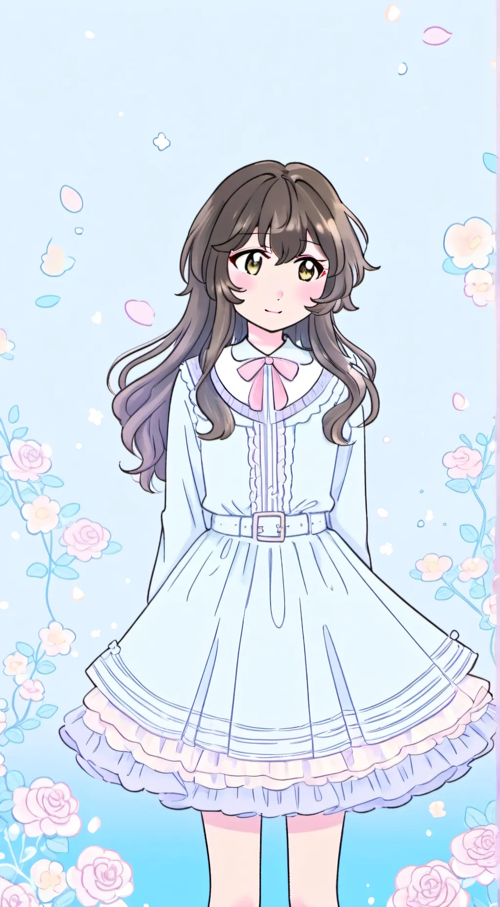 ai character: nabi x santi background