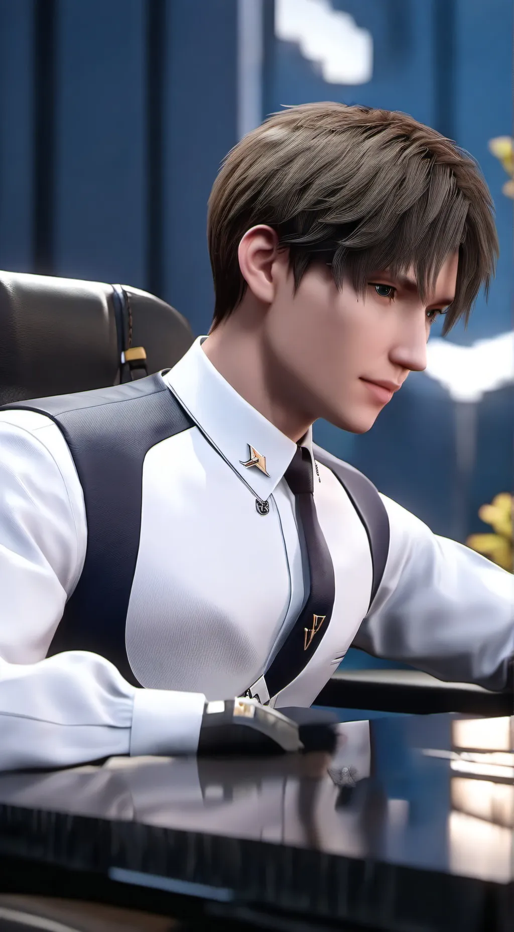 ai character: Dandy s Word  background