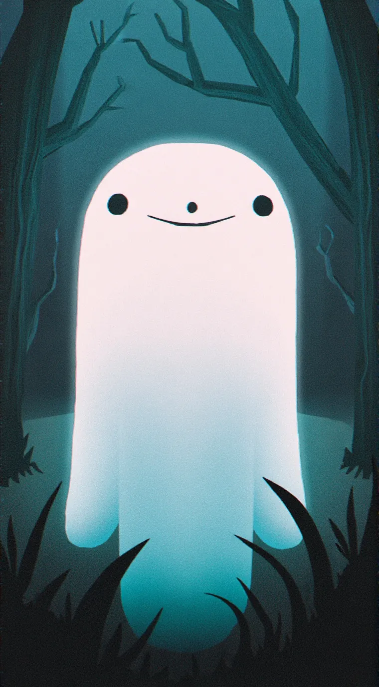 ai character: ghosty background