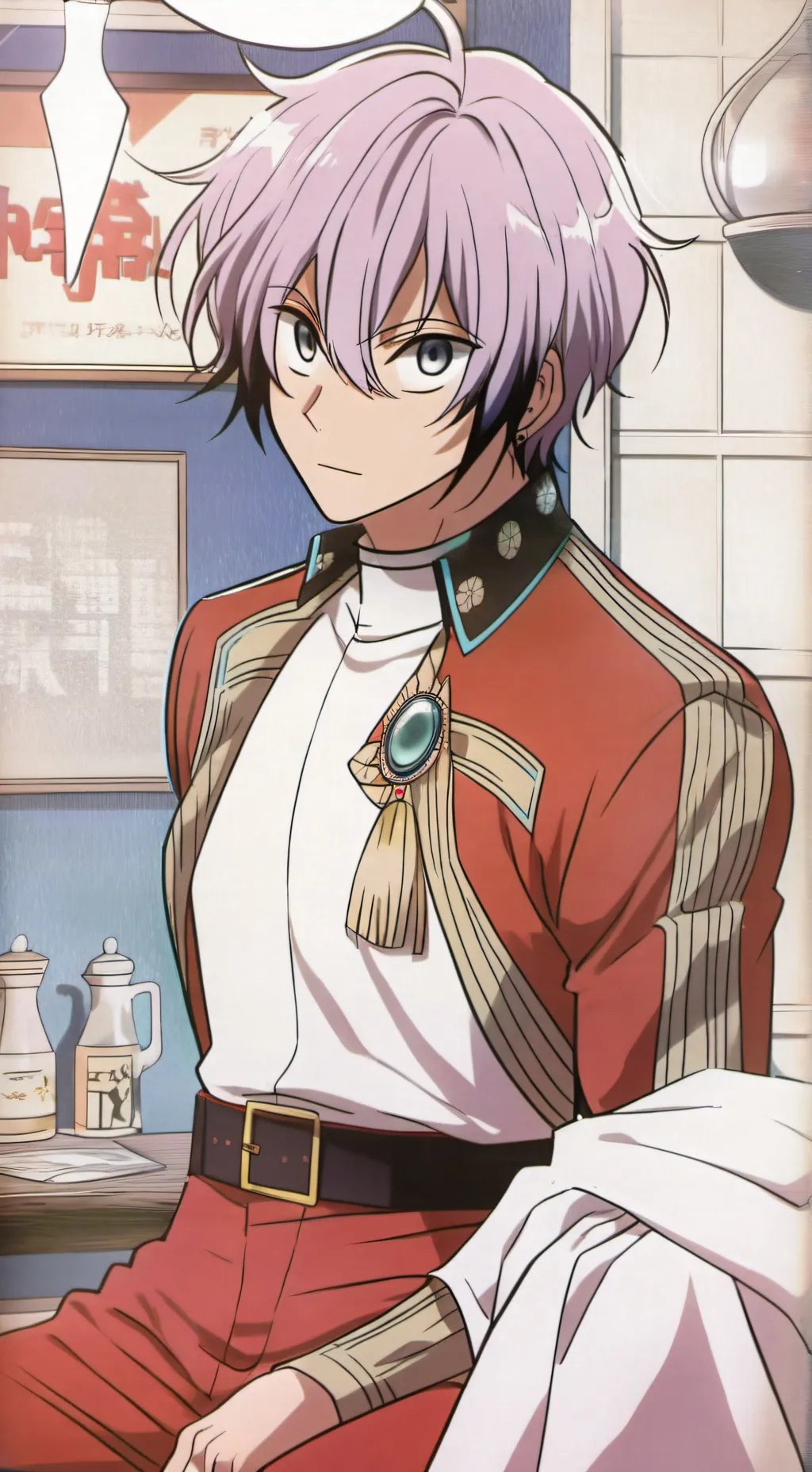 ai character: MHA WAR FAIR MEME background