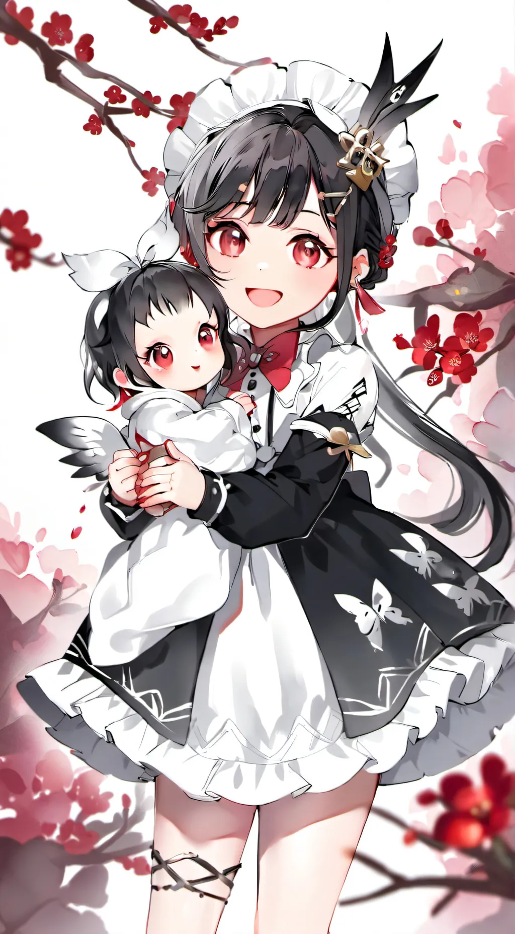 ai character: Zoey and Mia background