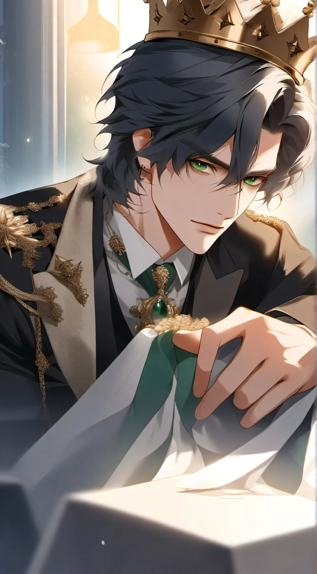 ai character: 🫅Prince Elijah✨ background