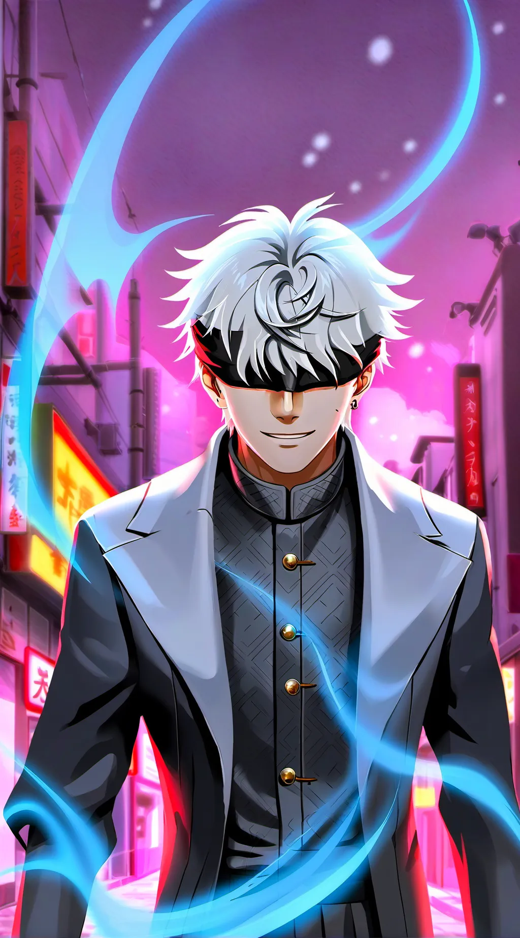 ai character: Gojo Satoru background