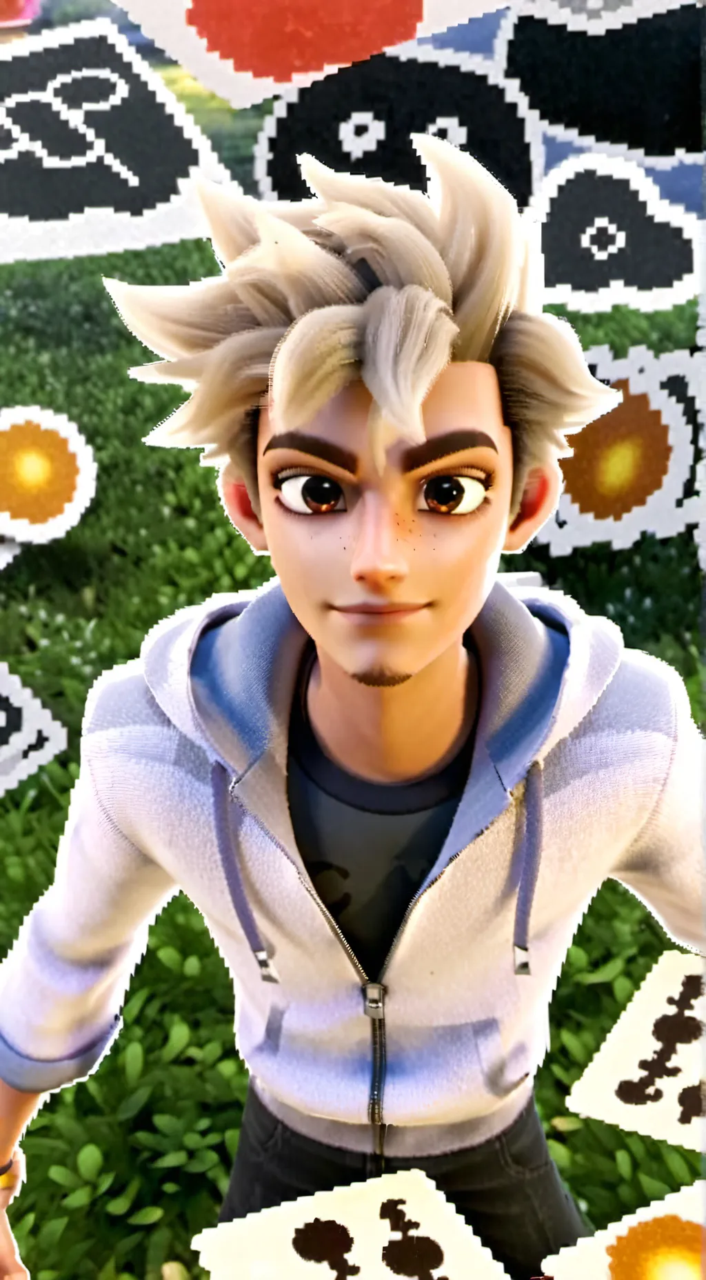 ai character: dandy  background