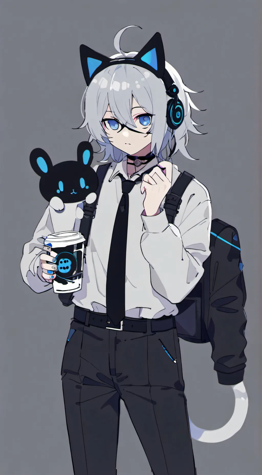 ai character: Mha Bloopers background