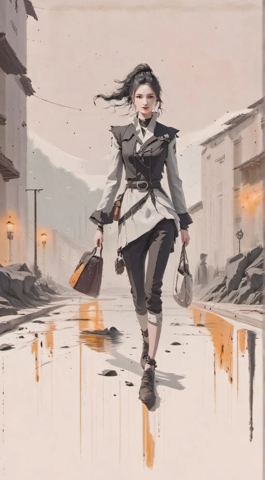 ai character: Сам Жи background