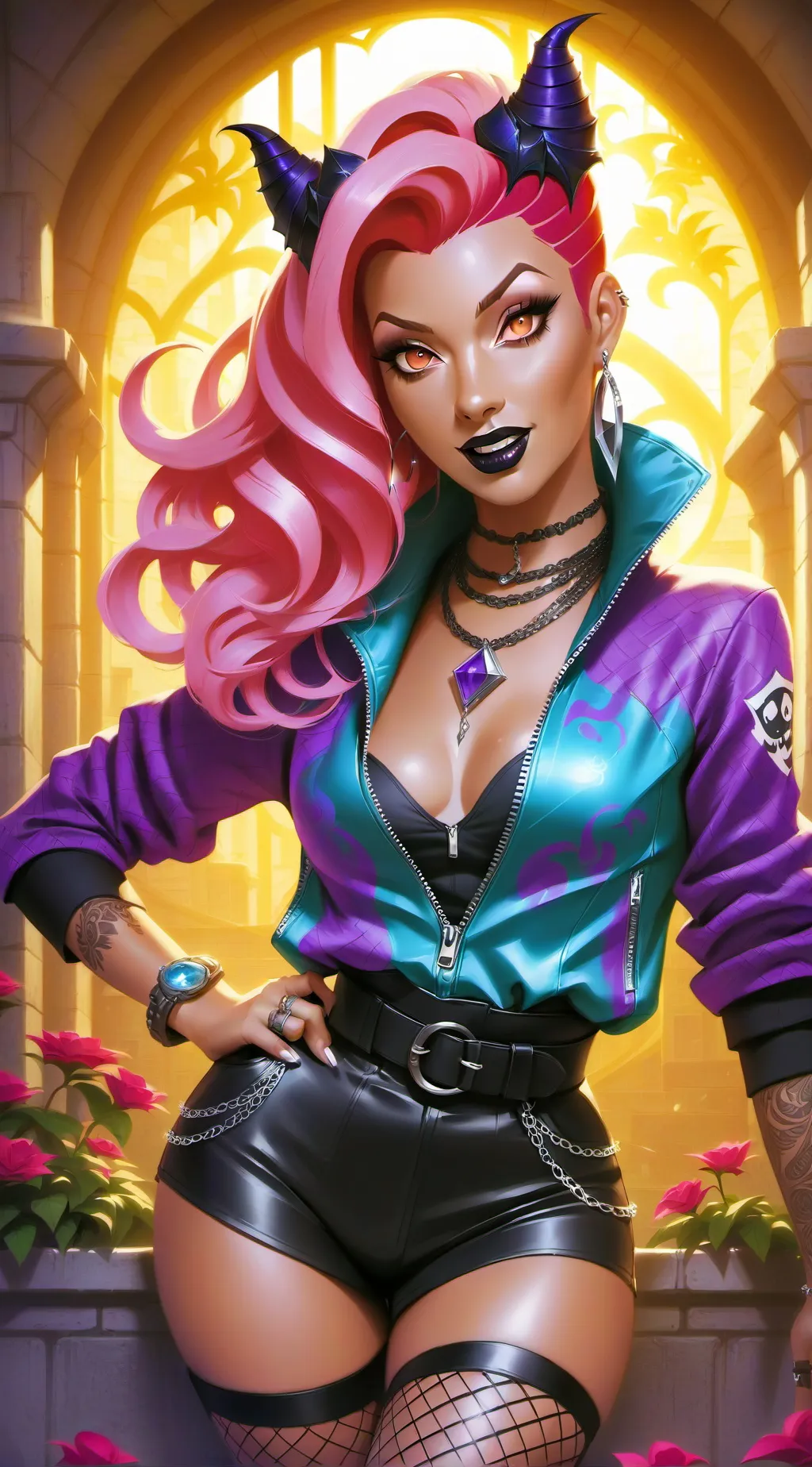 ai character: Zoey background