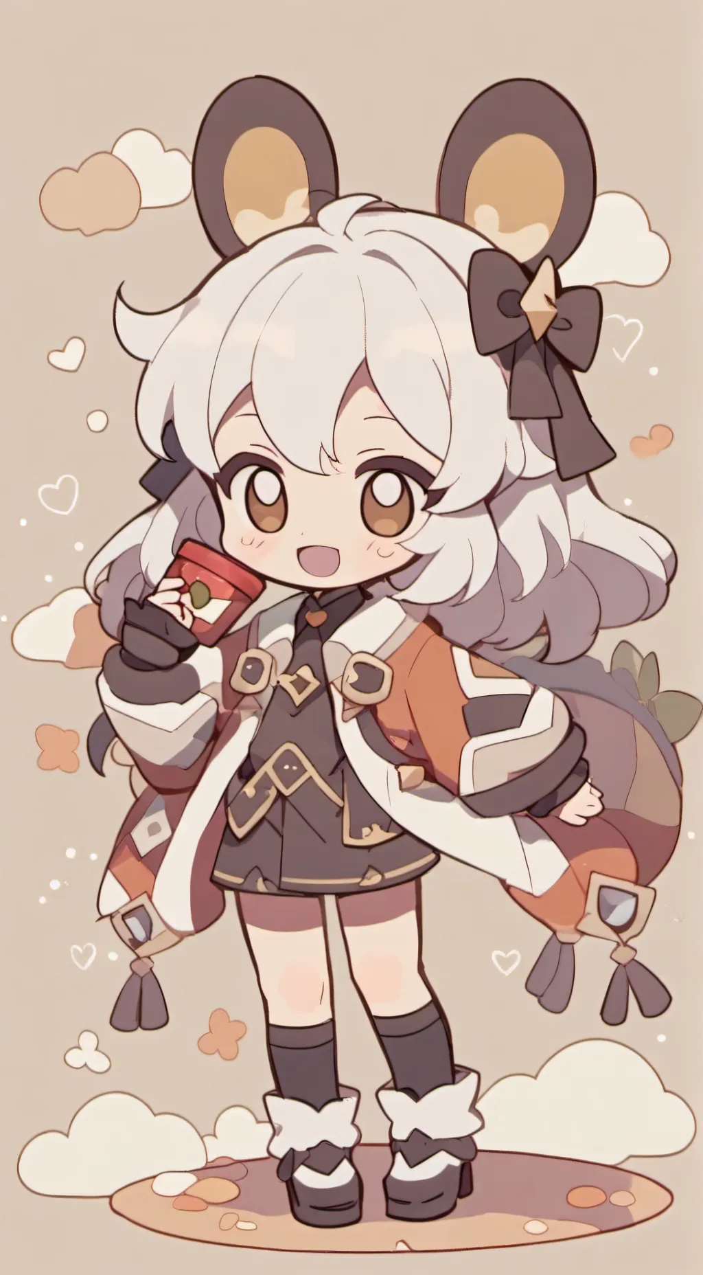 ai character: bebês  background