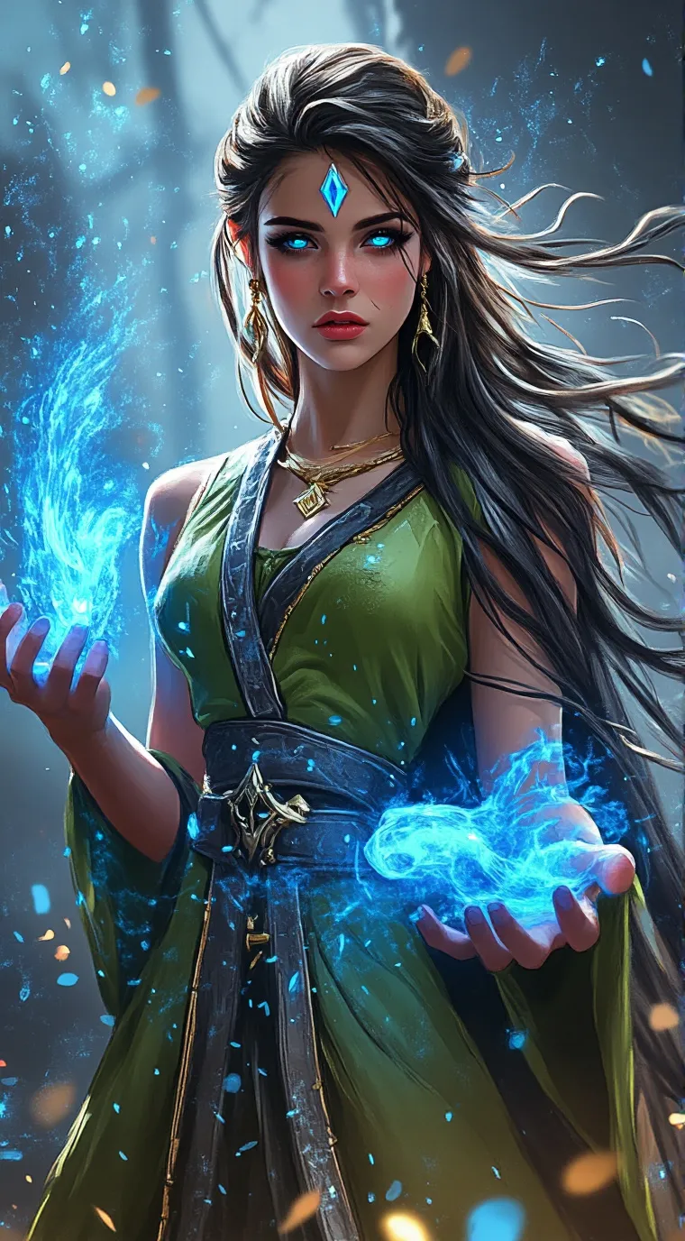 ai character: lucía  background