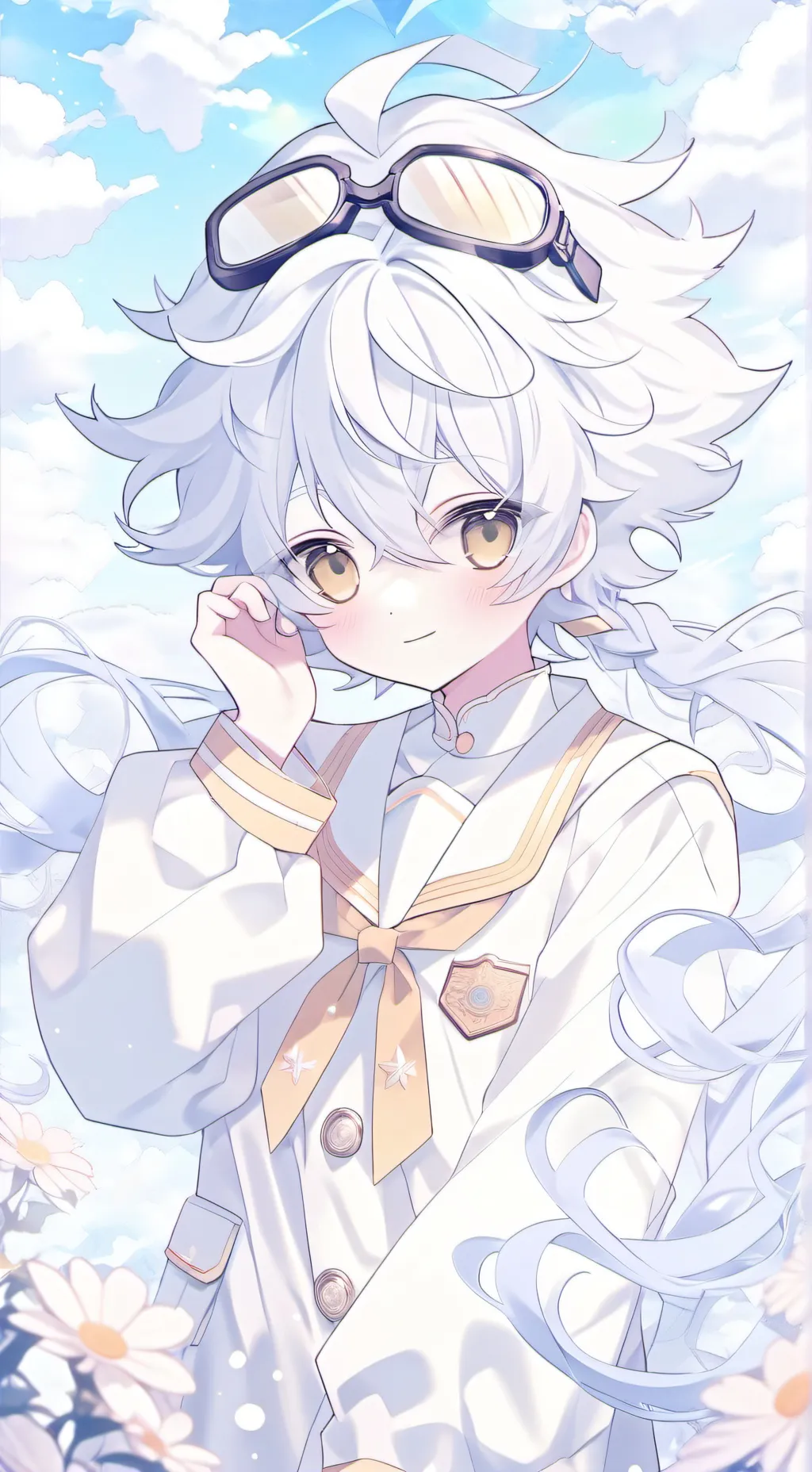 ai character: Mic and Aizawa MEM background