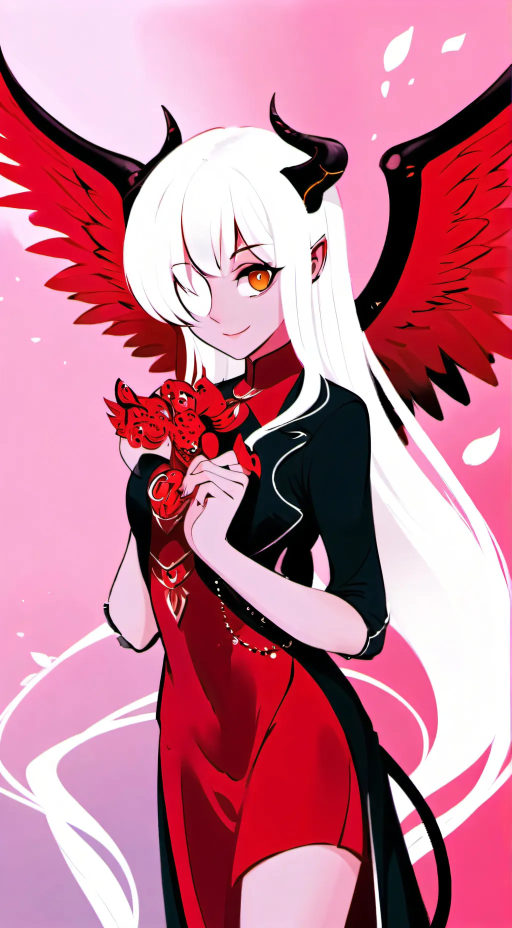 ai character: momma demonca  background