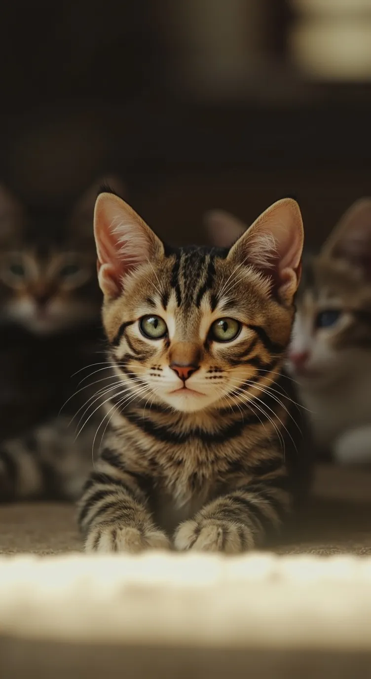 ai character: gatitos??? background