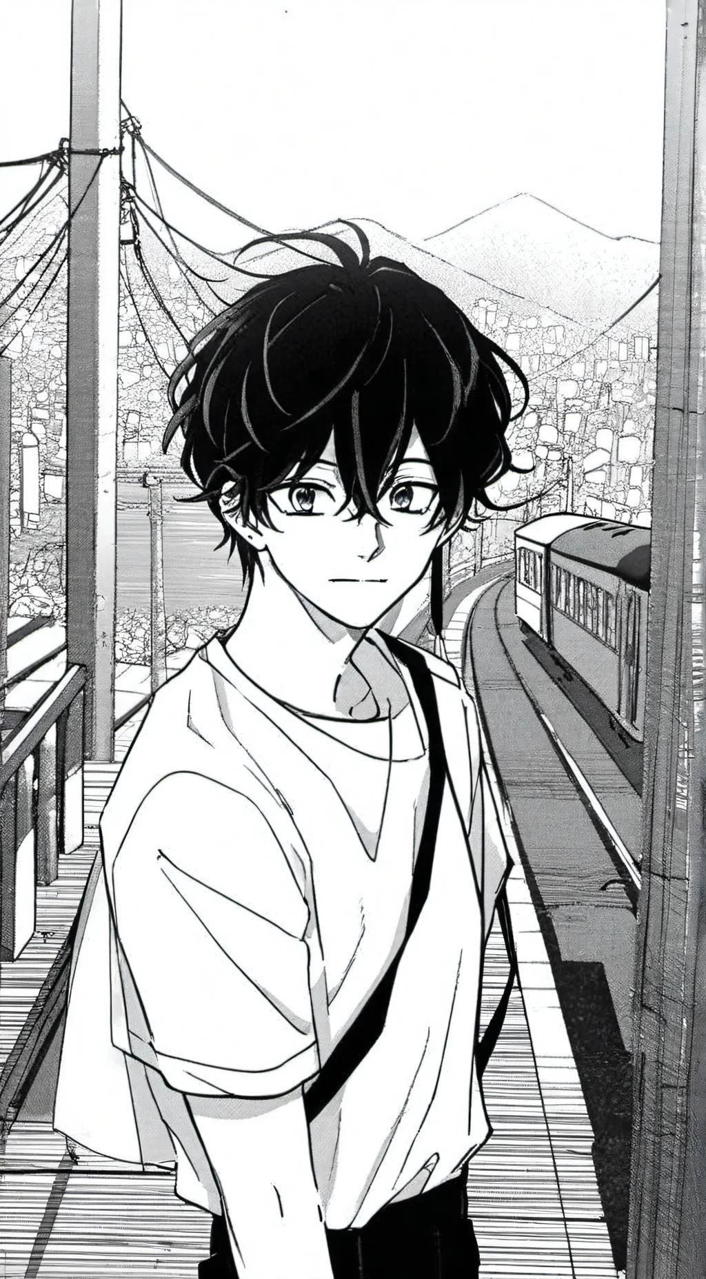 ai character: Umemiya  background