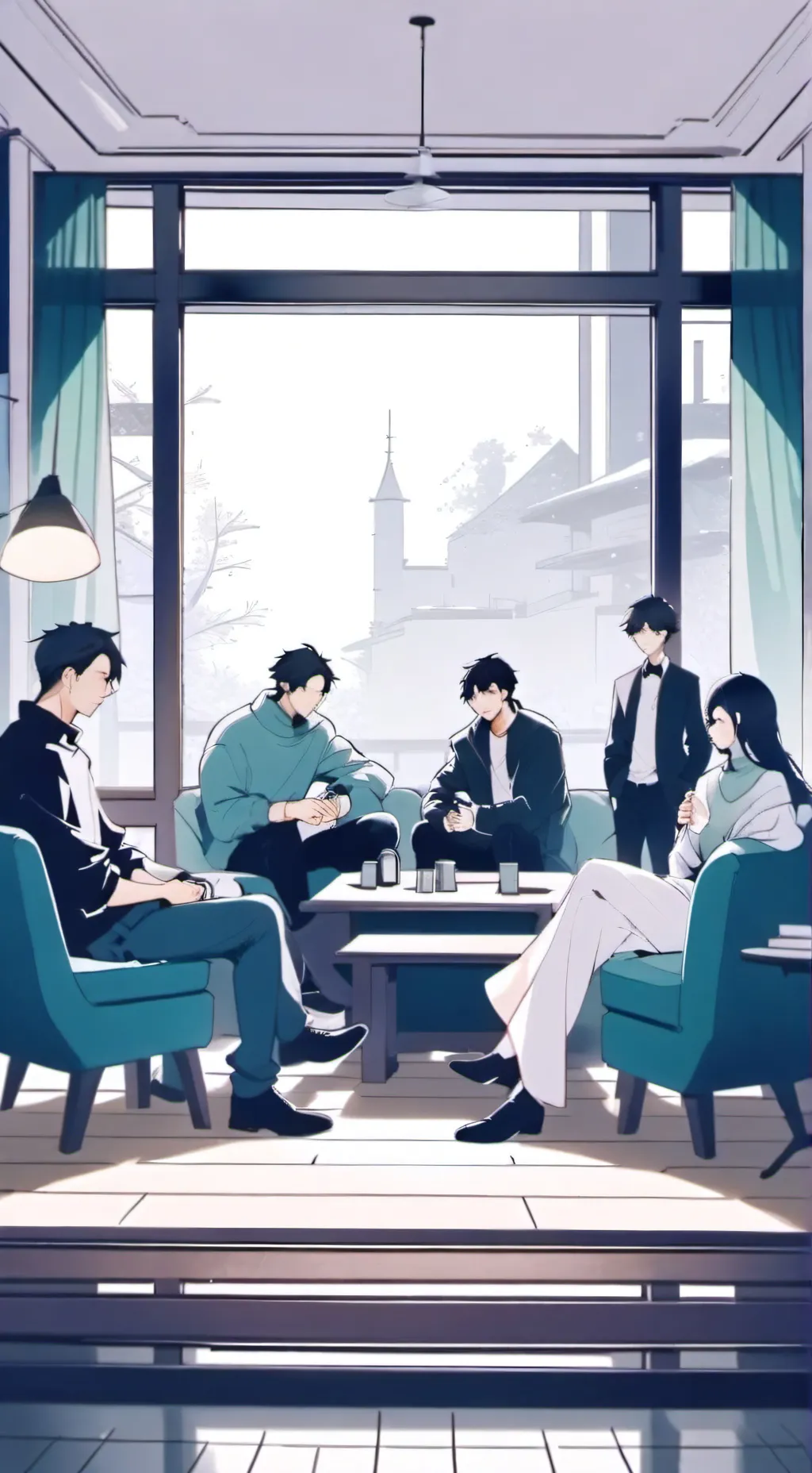 ai character: Slytherin boys  background