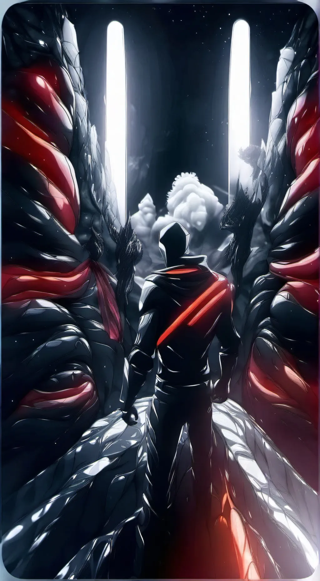 ai character: Tokyo ghoul  background