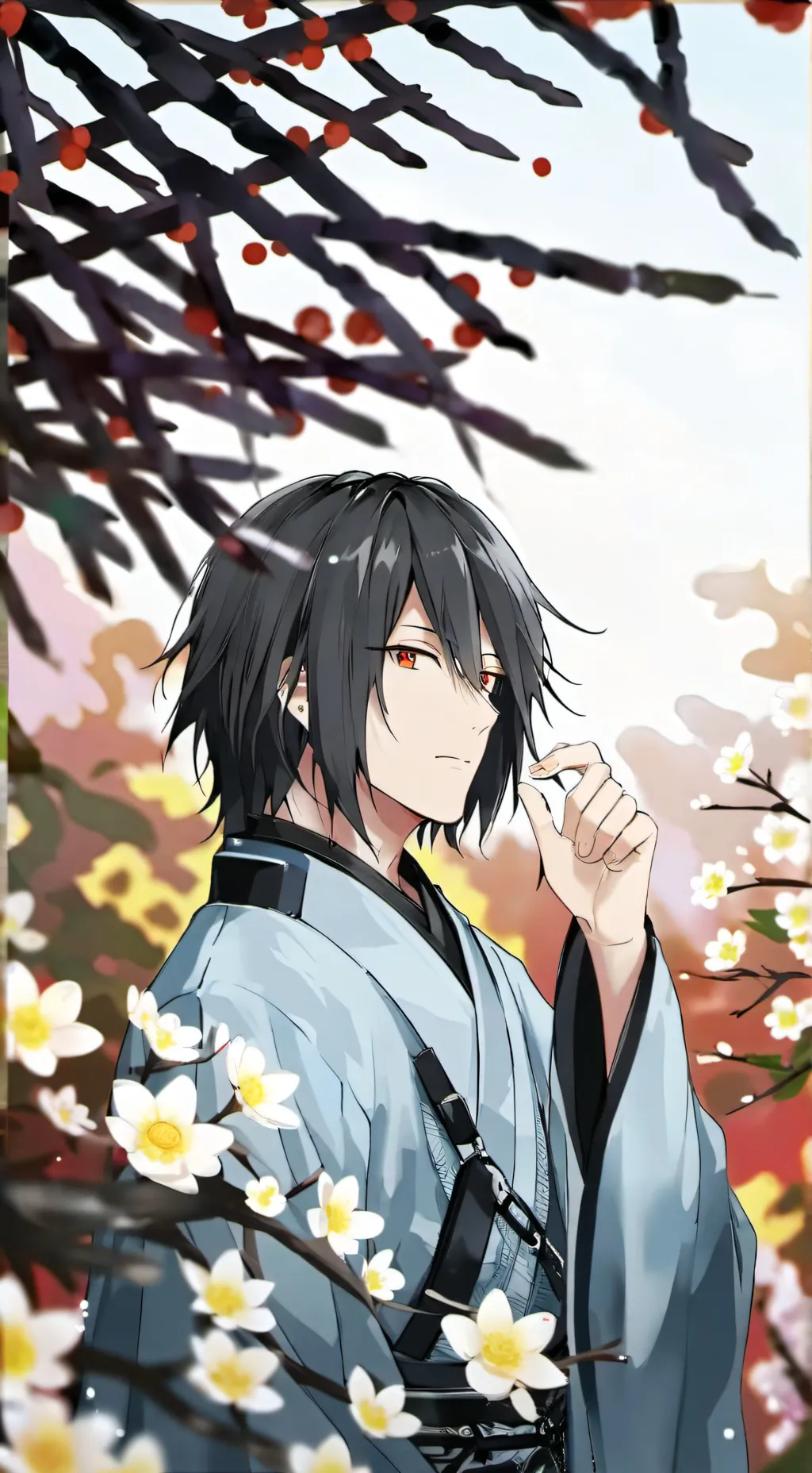 ai character: obagiyuu  background