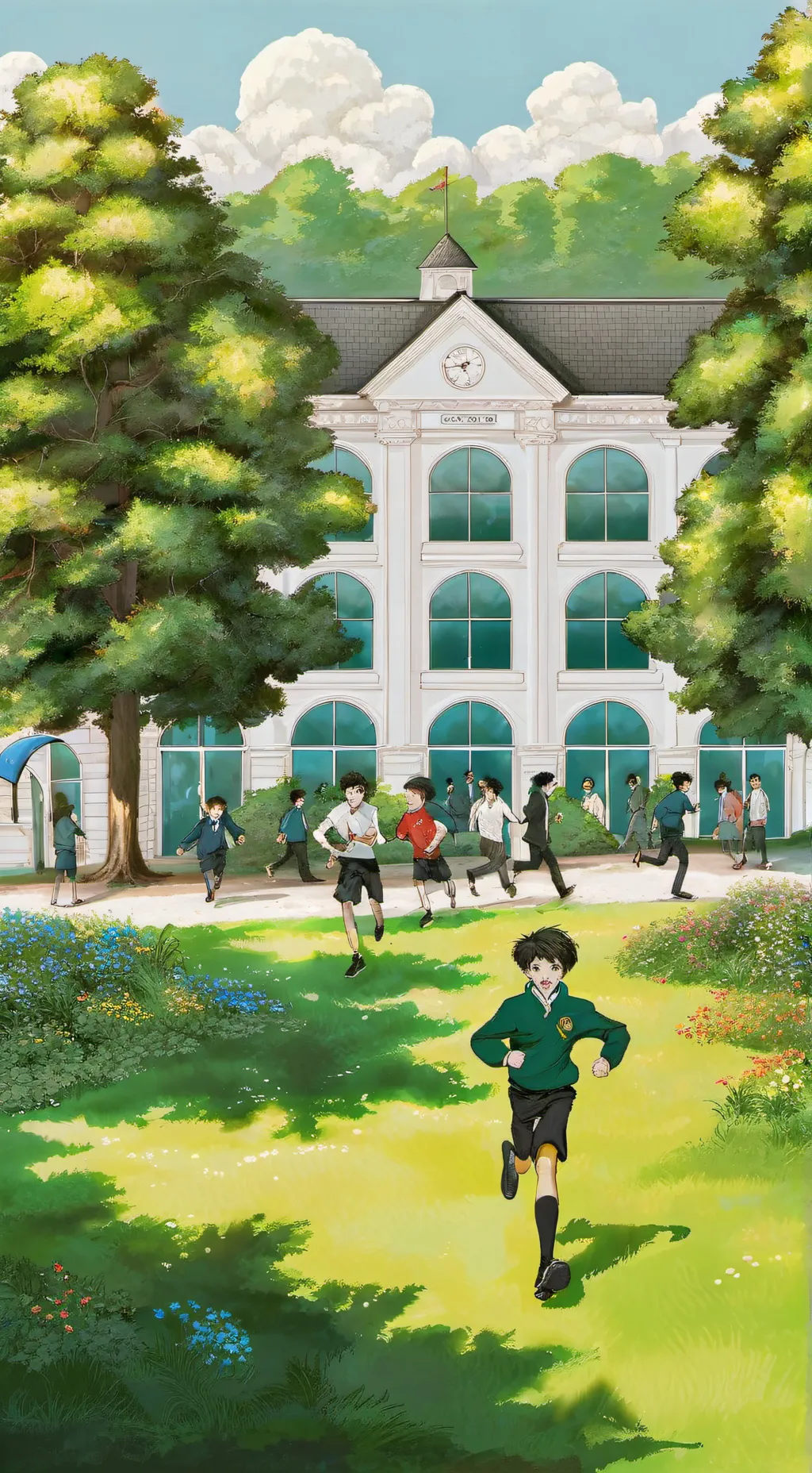 ai character: Dandys school background